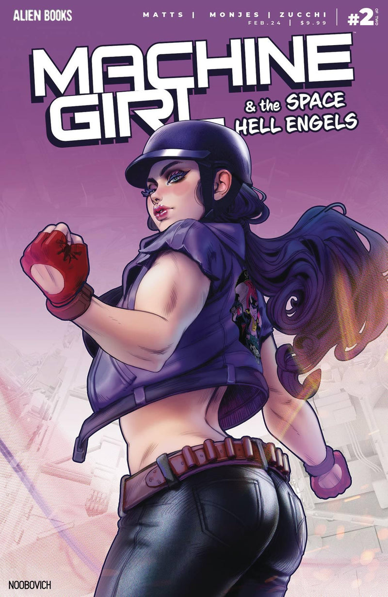 MACHINE GIRL & SPACE HELL ENGELS (2024) #2 CVR A NOOBOVICH