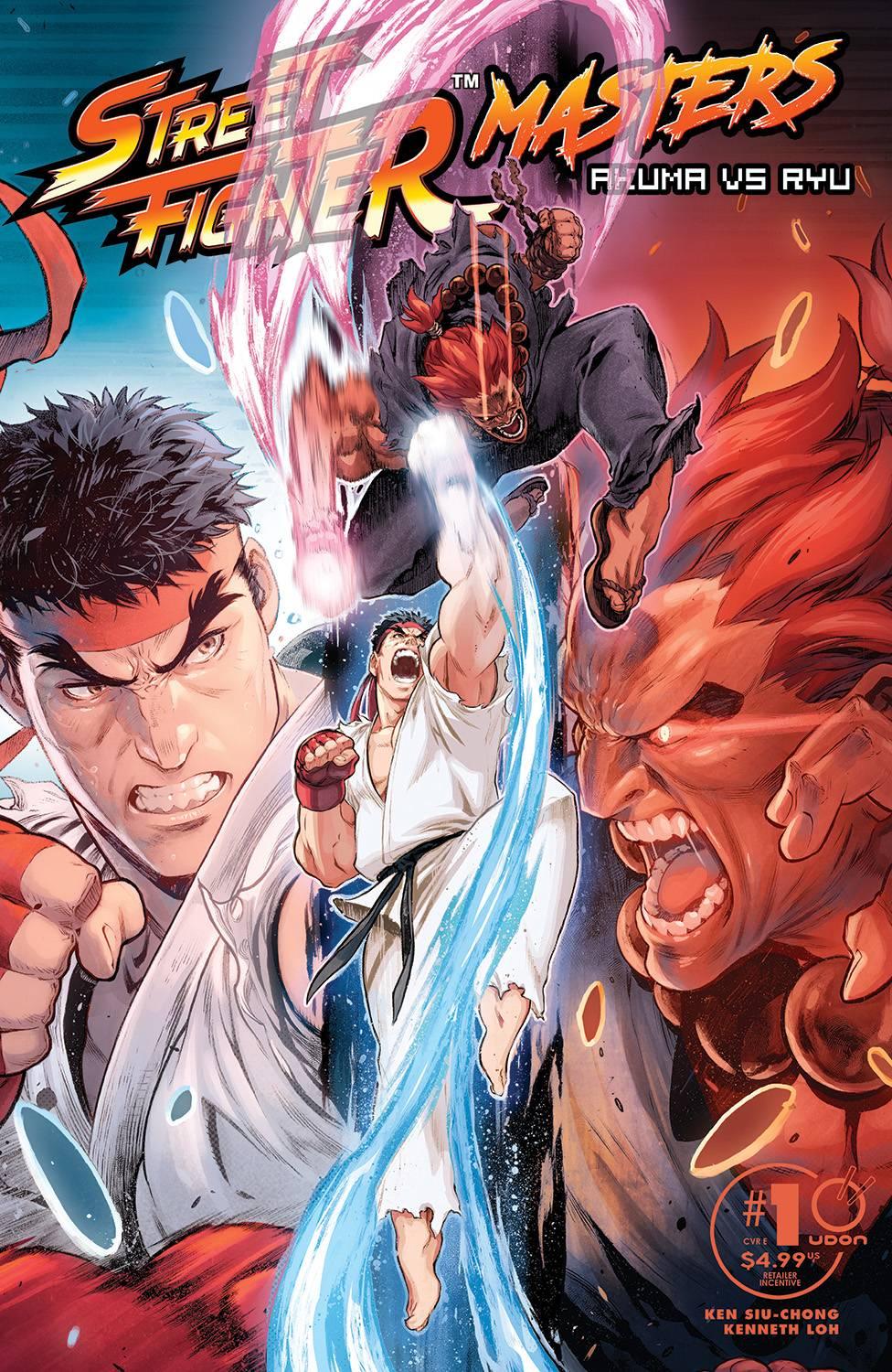 STREET FIGHTER MASTERS AKUMA VS RYU (2024) #1 CVR E 5 COPY INCV - Kings Comics