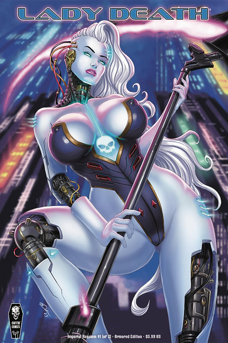 LADY DEATH IMPERIAL REQUIEM (2024) #1 CVR B HARRIGAN ARMORED ED