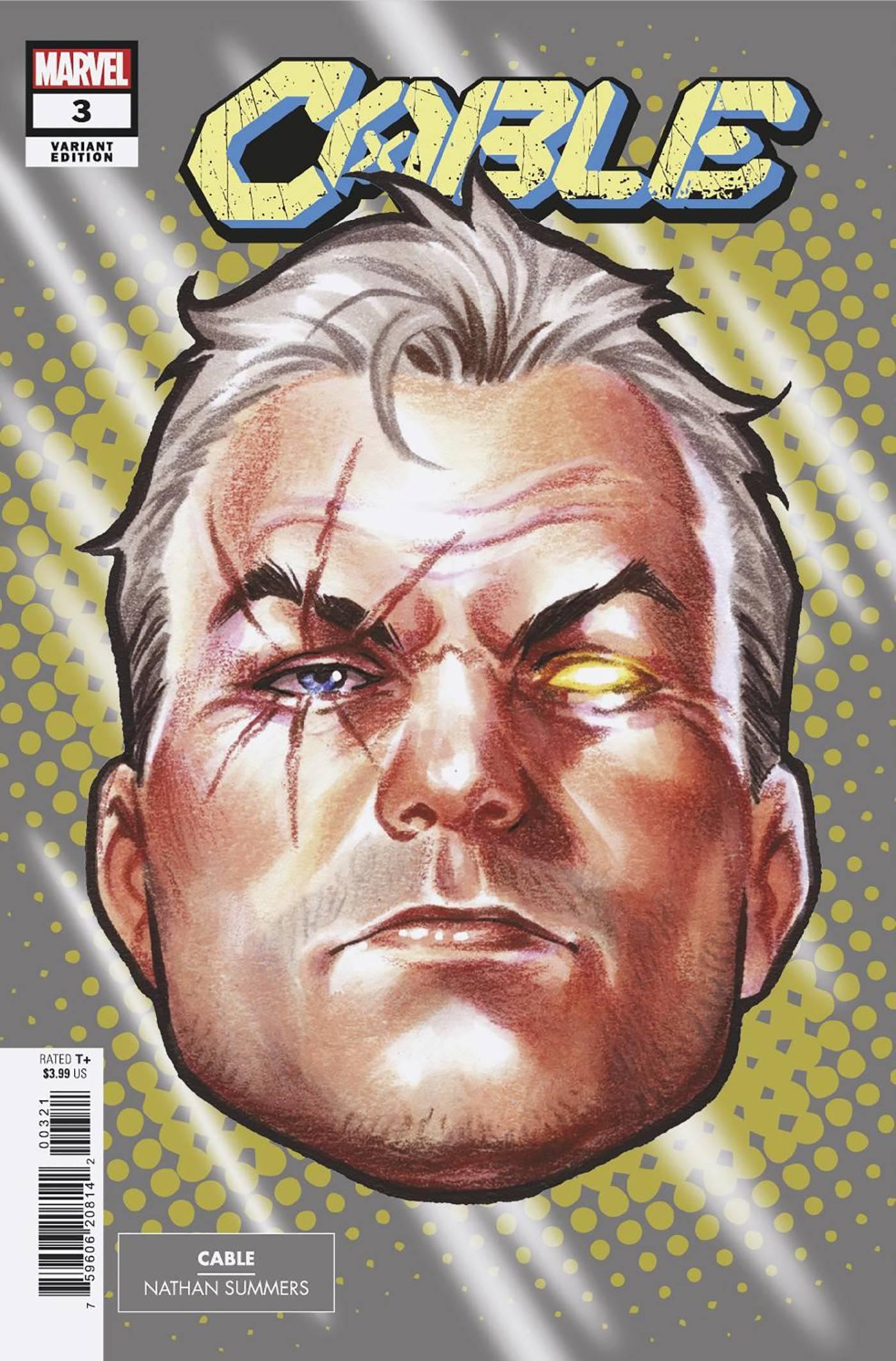 CABLE VOL 5 (2024) #3 MARK BROOKS HEADSHOT VAR - Kings Comics