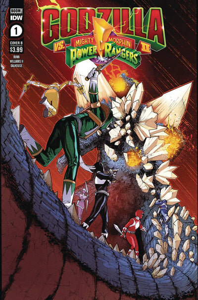 GODZILLA VS MMPR II (2024) #1 CVR B SANCHEZ
