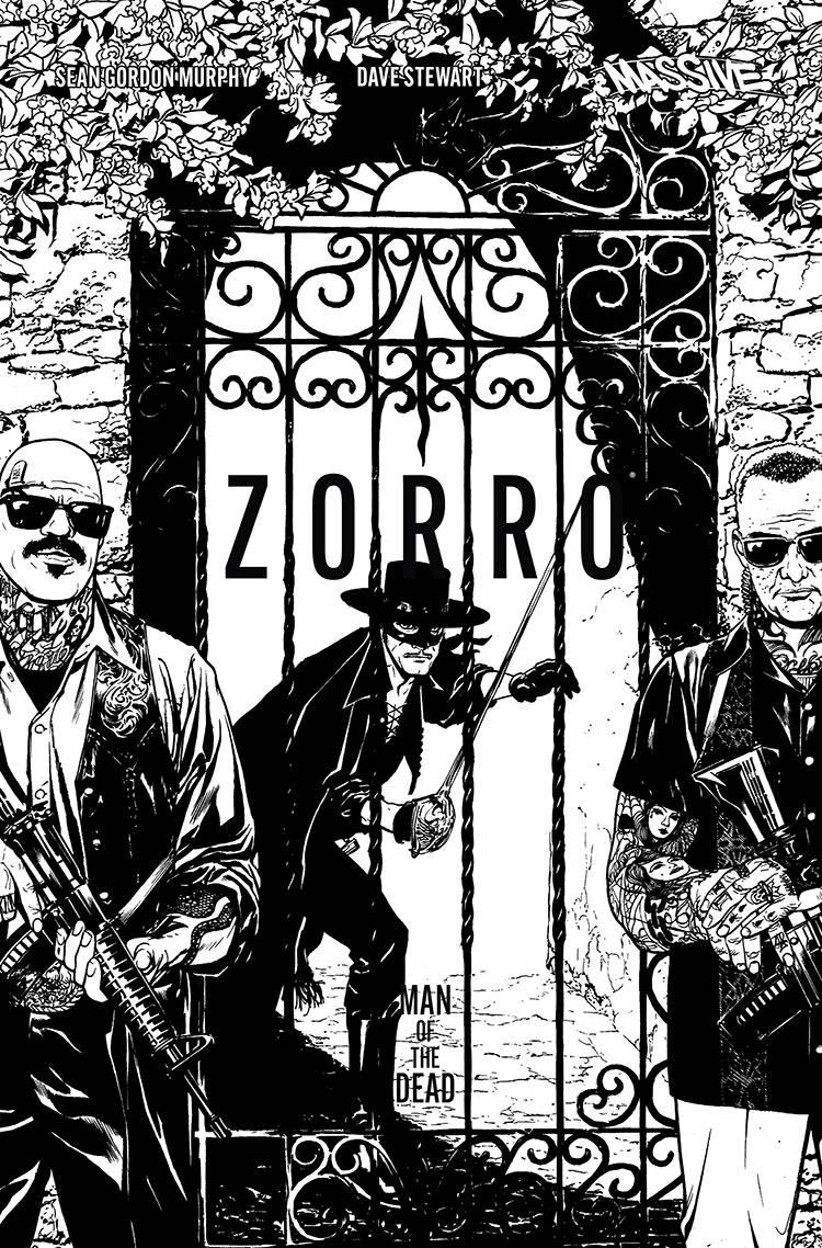 ZORRO MAN OF THE DEAD (2024) #3 CVR D 10 COPY INCV SOOK B&W