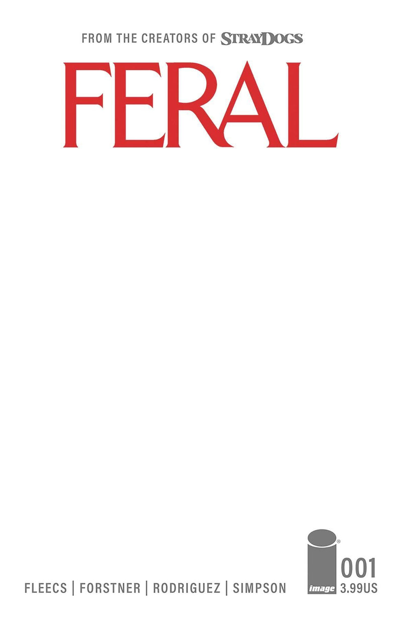 FERAL (2024) #1 CVR C BLANK SKETCH CVR
