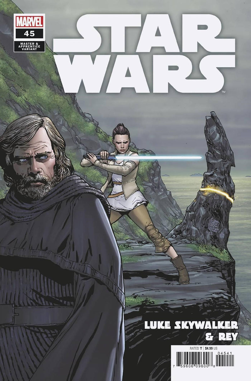 STAR WARS VOL 5 (2020) #45 LUKE SKYWALKER REY MASTER APPRENTICE VAR