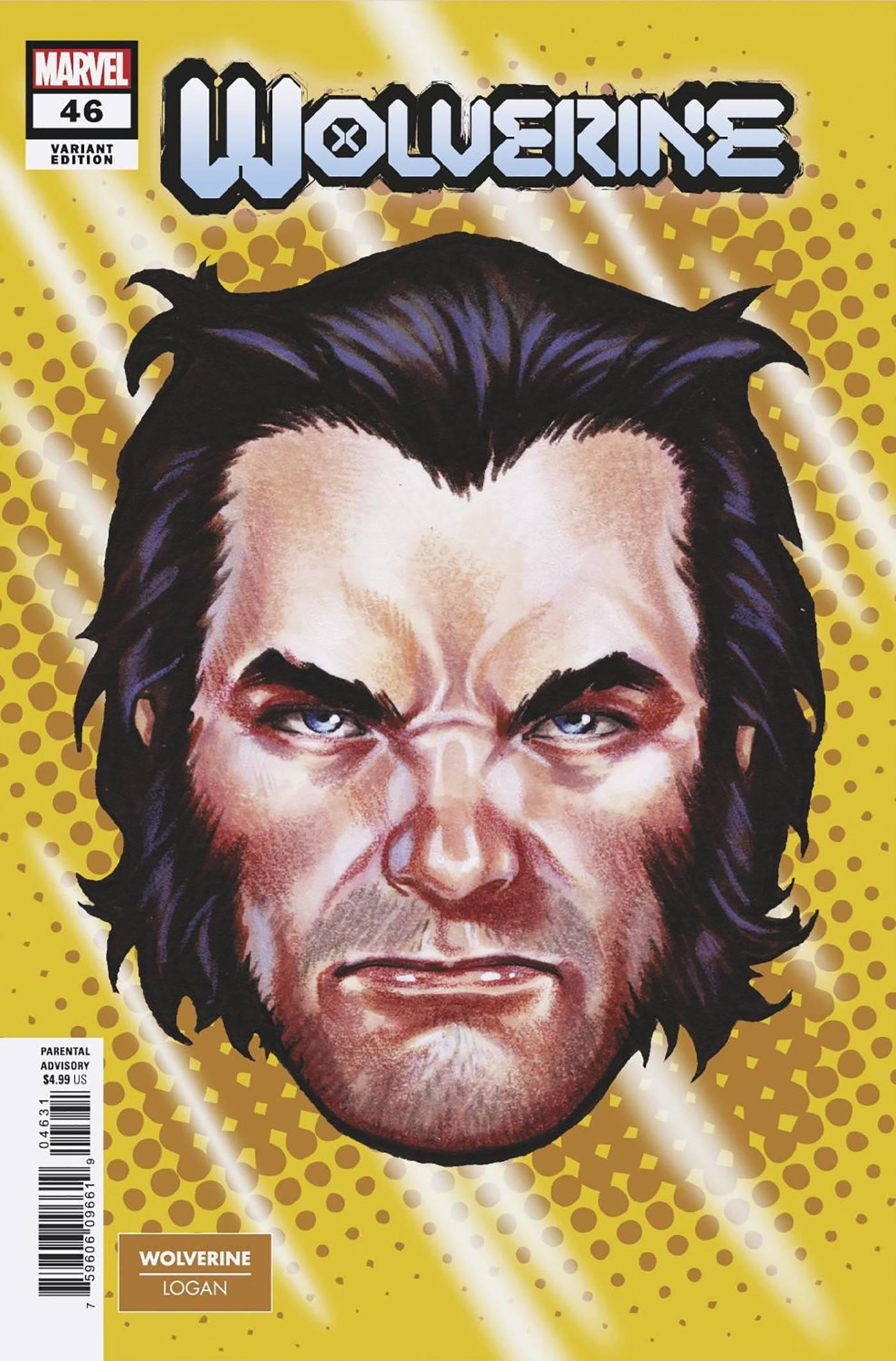 WOLVERINE VOL 6 (2020) #46 MARK BROOKS HEADSHOT VAR - Kings Comics