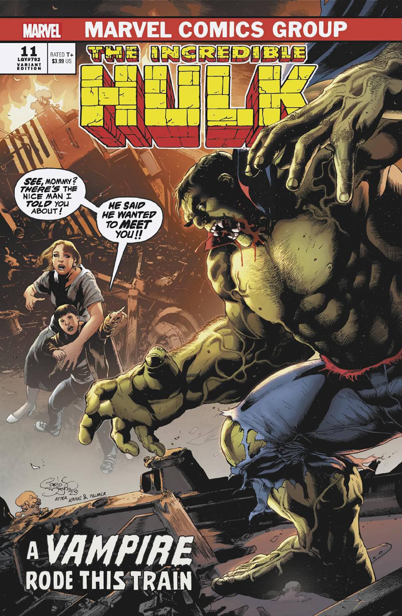 INCREDIBLE HULK VOL 5 (2023) #11 CARLOS MAGNO VAMPIRE VAR - Kings Comics