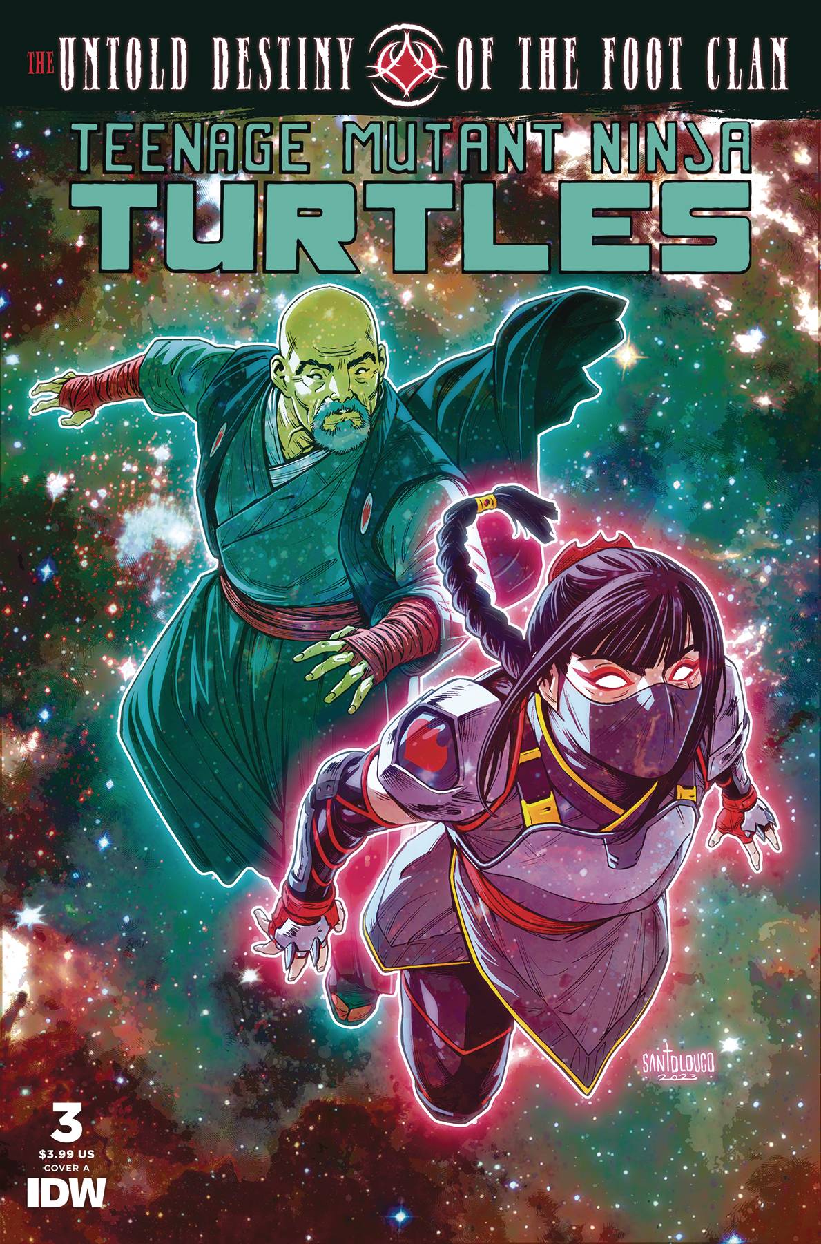 TMNT UNTOLD DESTINY OF FOOT CLAN (2024) #3 CVR A SANTOLOUCO