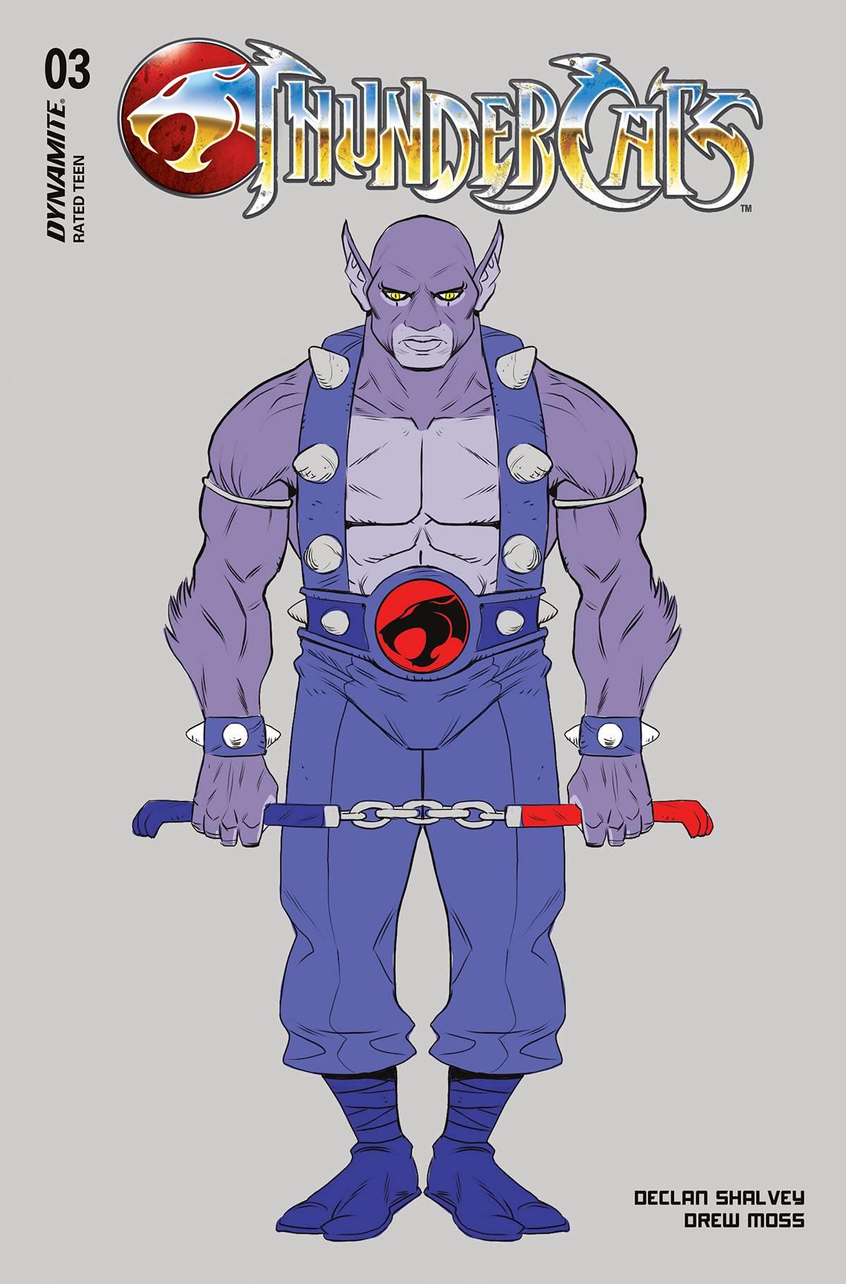 THUNDERCATS VOL 3 (2024) #3 CVR K 10 COPY INCV MOSS PANTHRO CHARACTER DESIGN VAR - Kings Comics