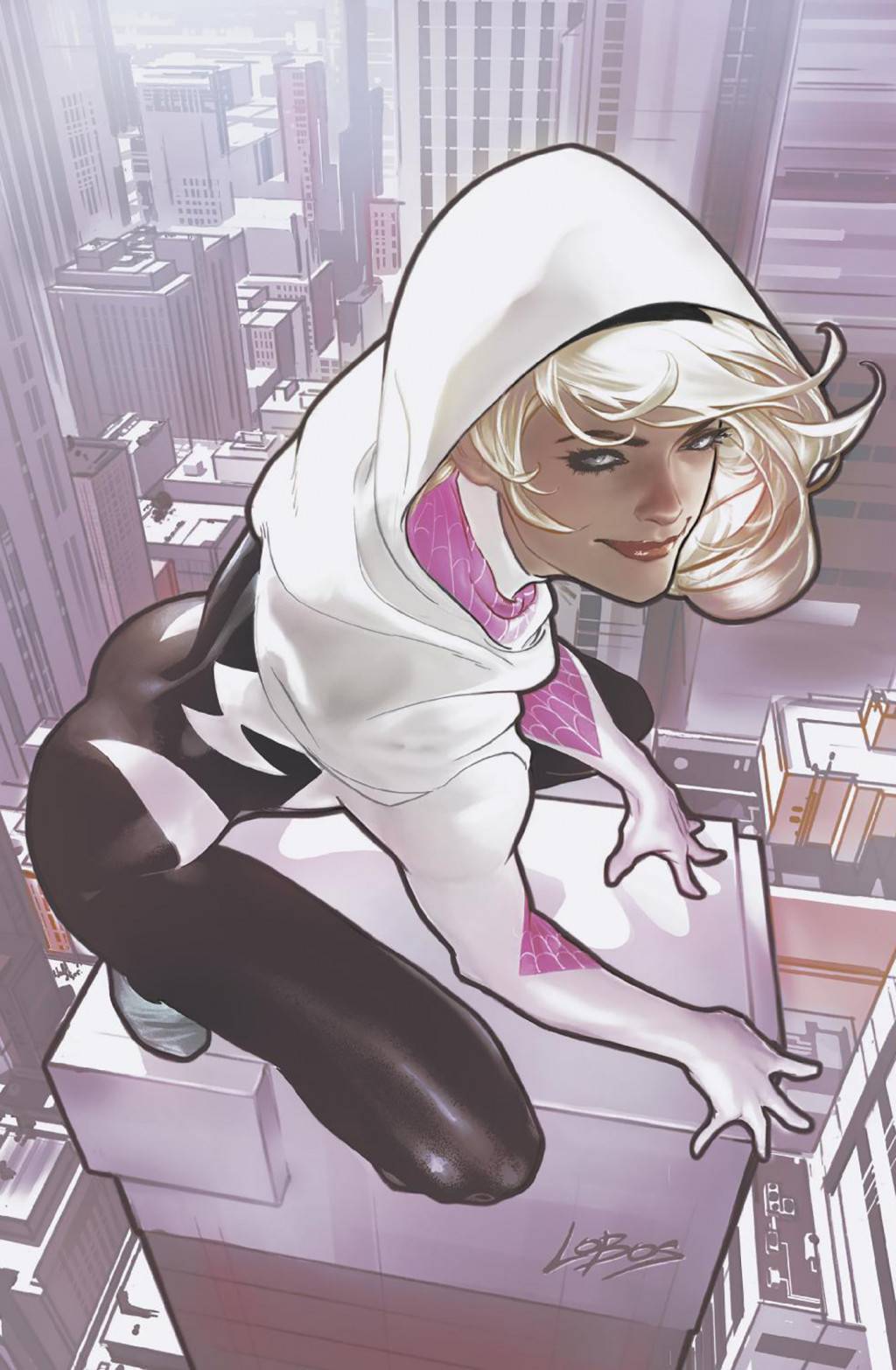 SPIDER-GWEN GHOST SPIDER VOL 2 (2024) #2 50 COPY INCV VILLALOBOS VIR VAR (VF/NM)