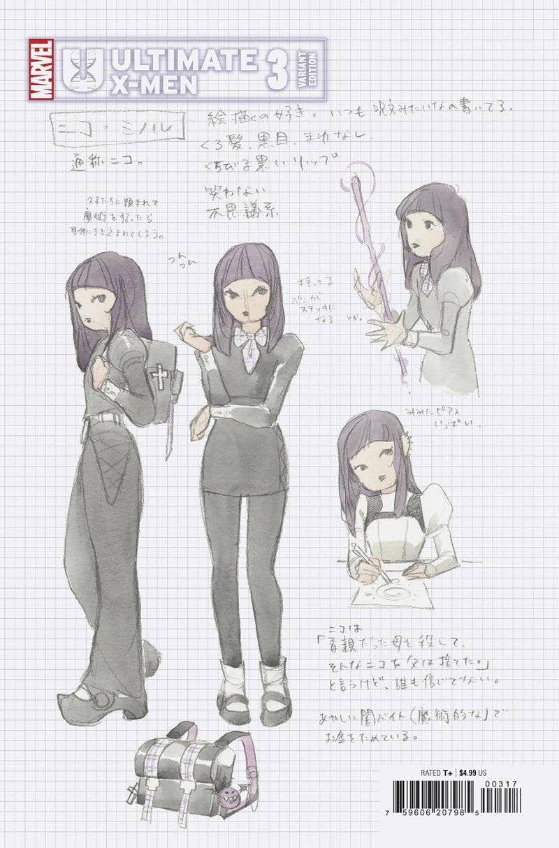 ULTIMATE X-MEN (2024) #3 10 COPY INCV PEACH MOMOKO DESIGN VAR