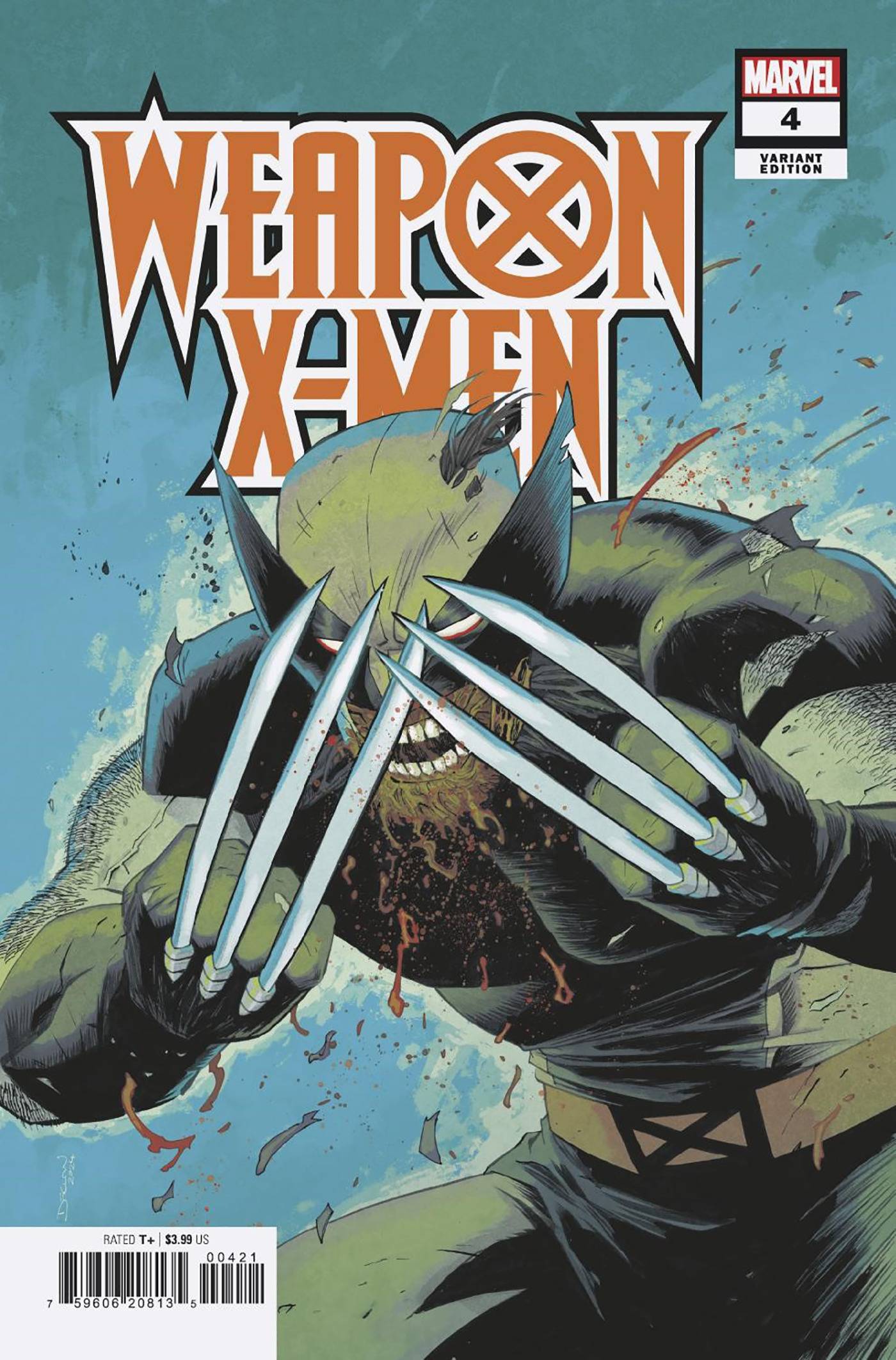 WEAPON X-MEN (2024) #4 DECLAN SHALVEY VAR
