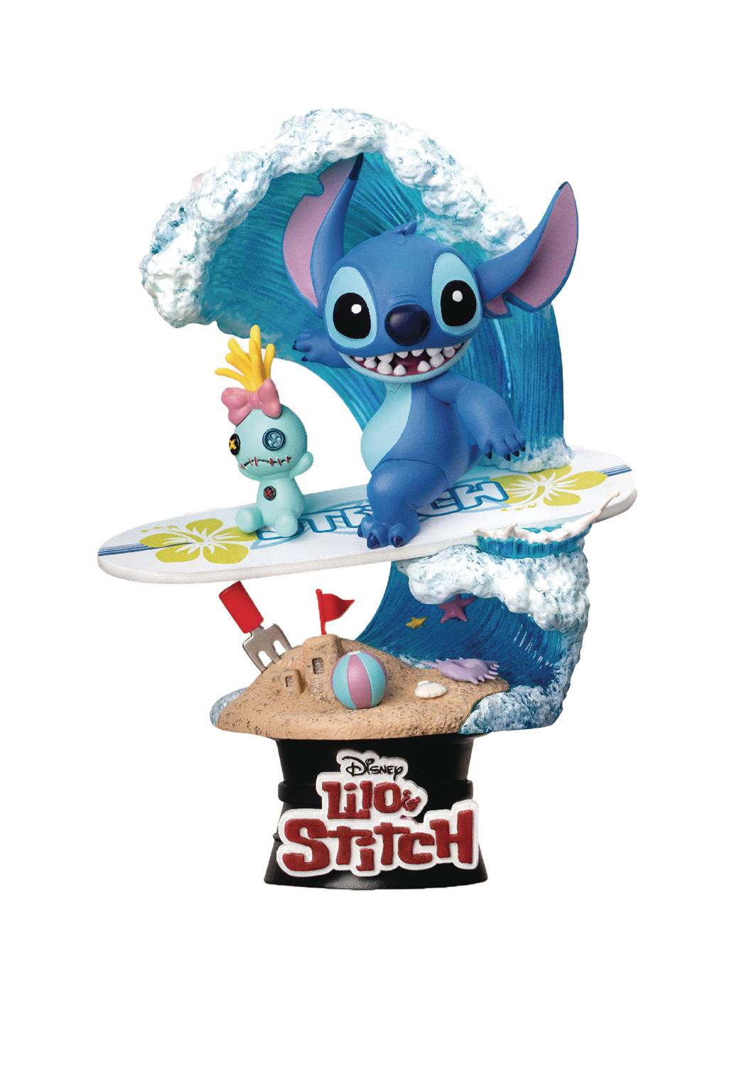 LILO & STITCH DS-030 STITCH SURF D-STAGE SER 6IN STATUE