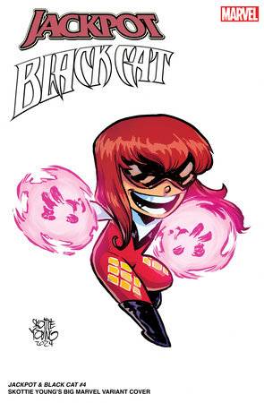 JACKPOT AND BLACK CAT (2024) #4 SKOTTIE YOUNG BIG MARVEL VAR