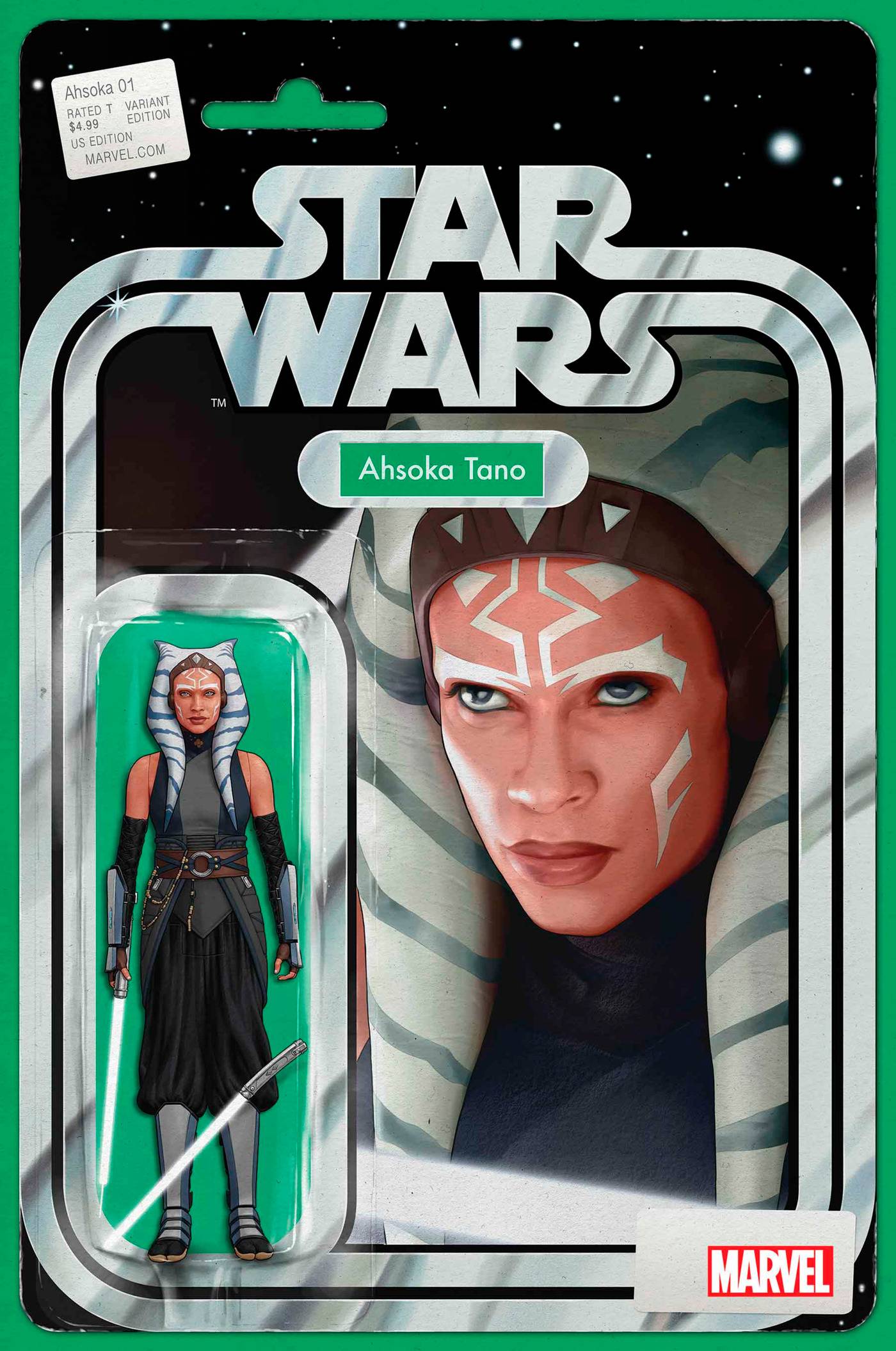 STAR WARS AHSOKA (2024) #1 JTC ACTION FIGURE VAR