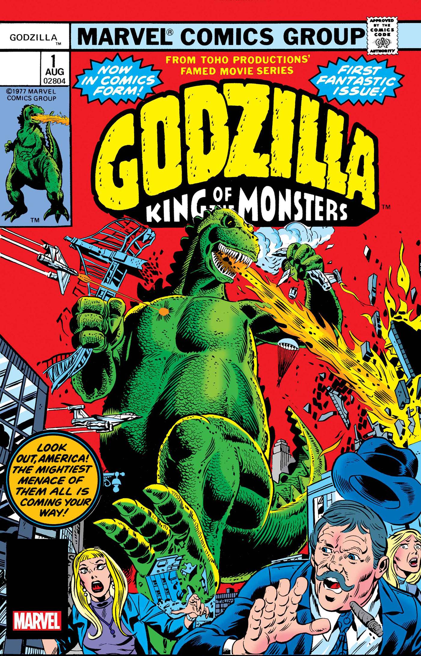 GODZILLA (1977) #1 FACSIMILE EDITION (2024) FACSIMILE ED FOIL VAR