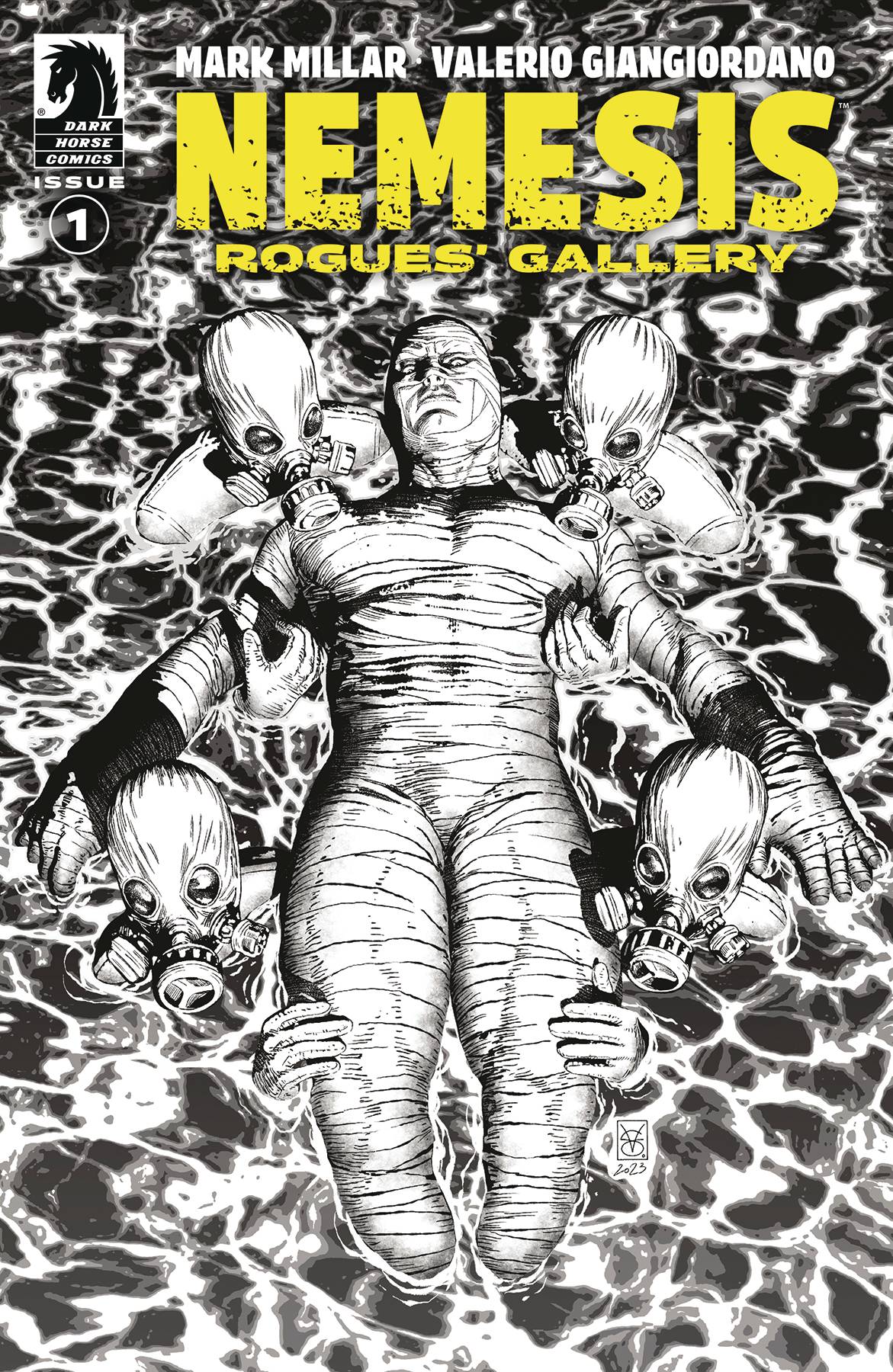 NEMESIS ROGUES GALLERY (2024) #1 CVR B 10 COPY B&W VARAR