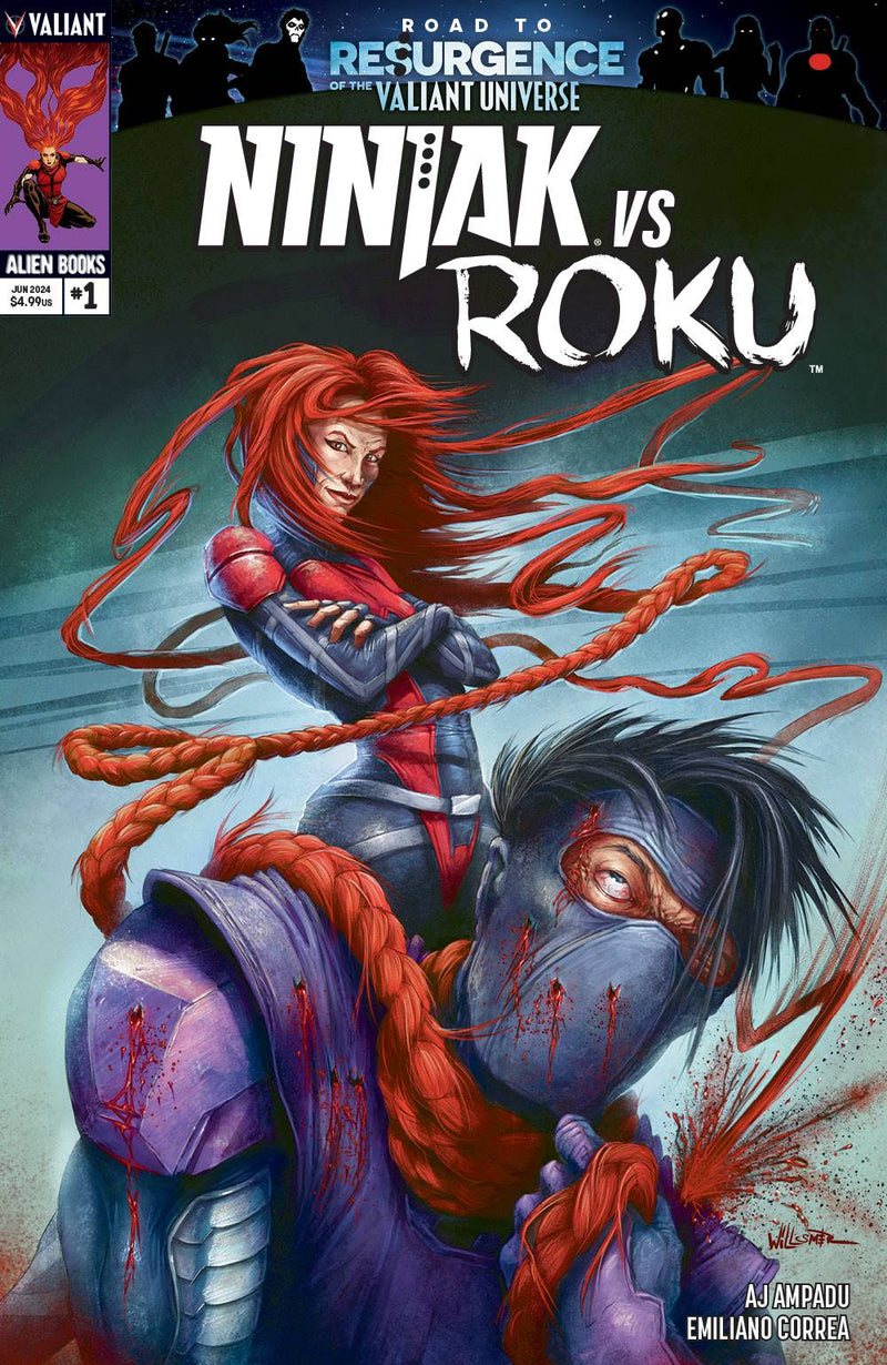 NINJAK VS ROKU (2024) #1 CVR B WILLSMER