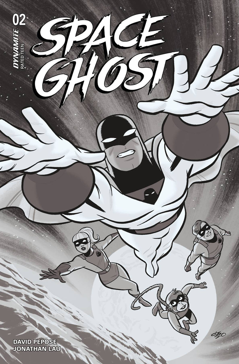SPACE GHOST VOL 4 (2024) #2 CVR O 20 COPY INCV CHO B&W VAR