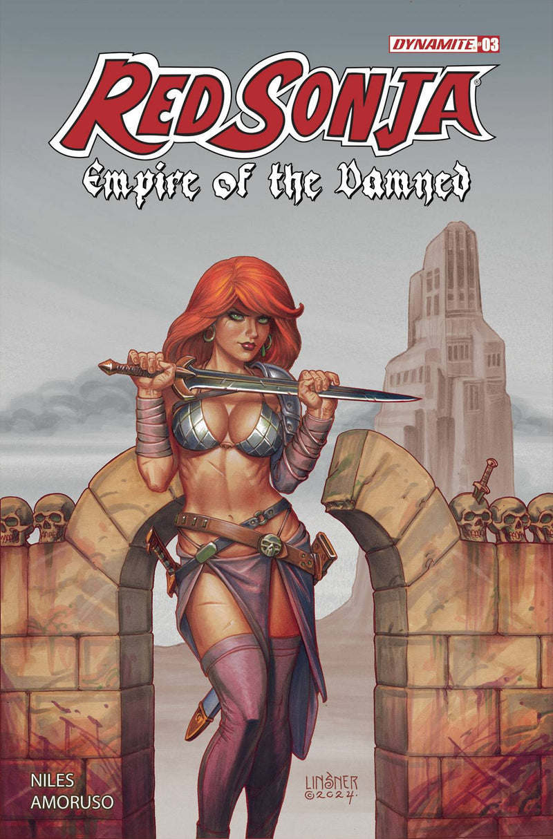 RED SONJA EMPIRE OF THE DAMNED (2024) #3 CVR G 10 COPY INCV LINSNER FOIL VAR