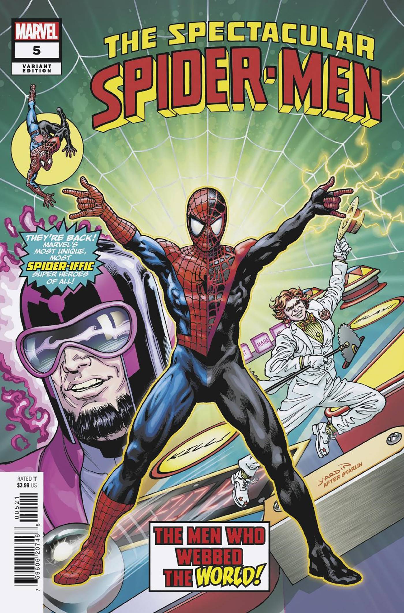 SPECTACULAR SPIDER-MEN (2024) #5 DAVID YARDIN HOMAGE VAR