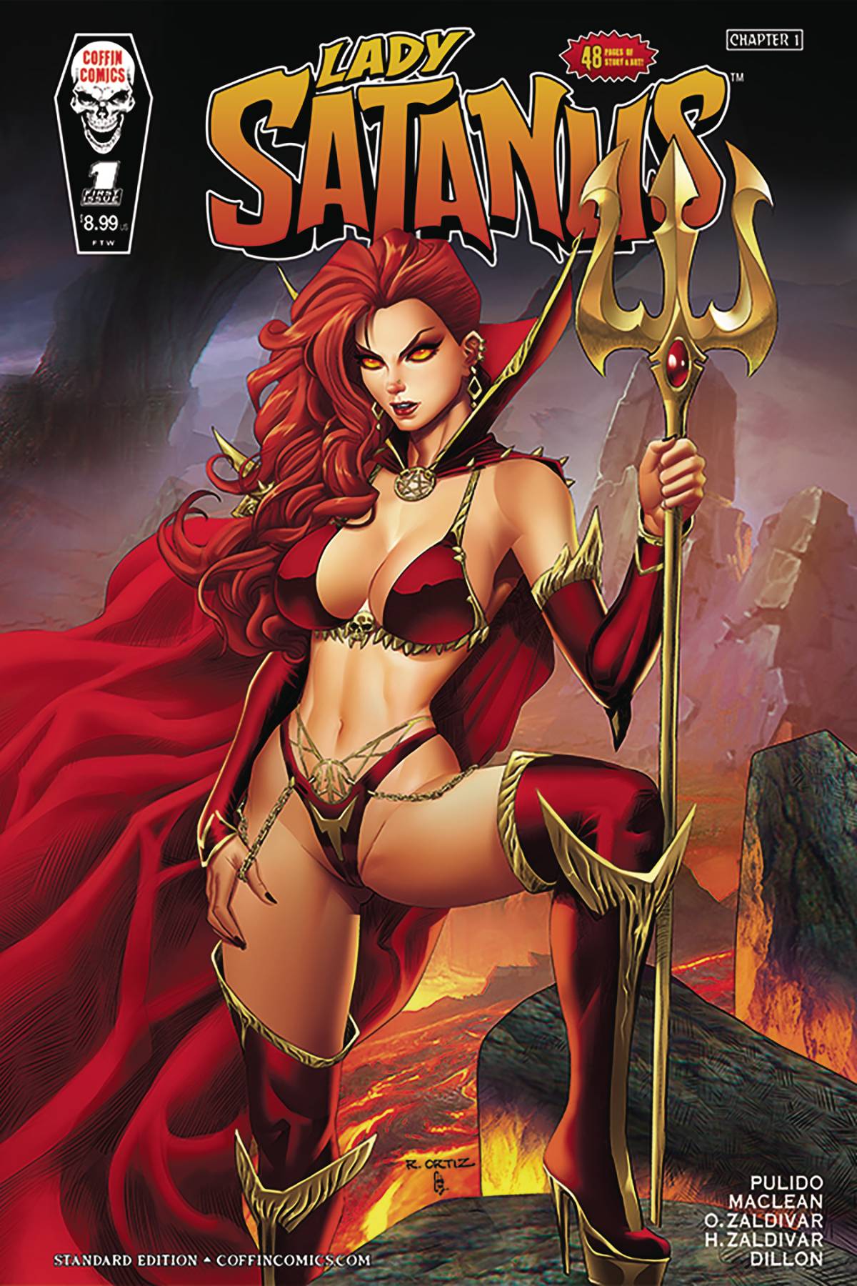 LADY SATANUS SINISTER URGE (2024) #1 (ONE SHOT) CVR A RICHARD ORTIZ