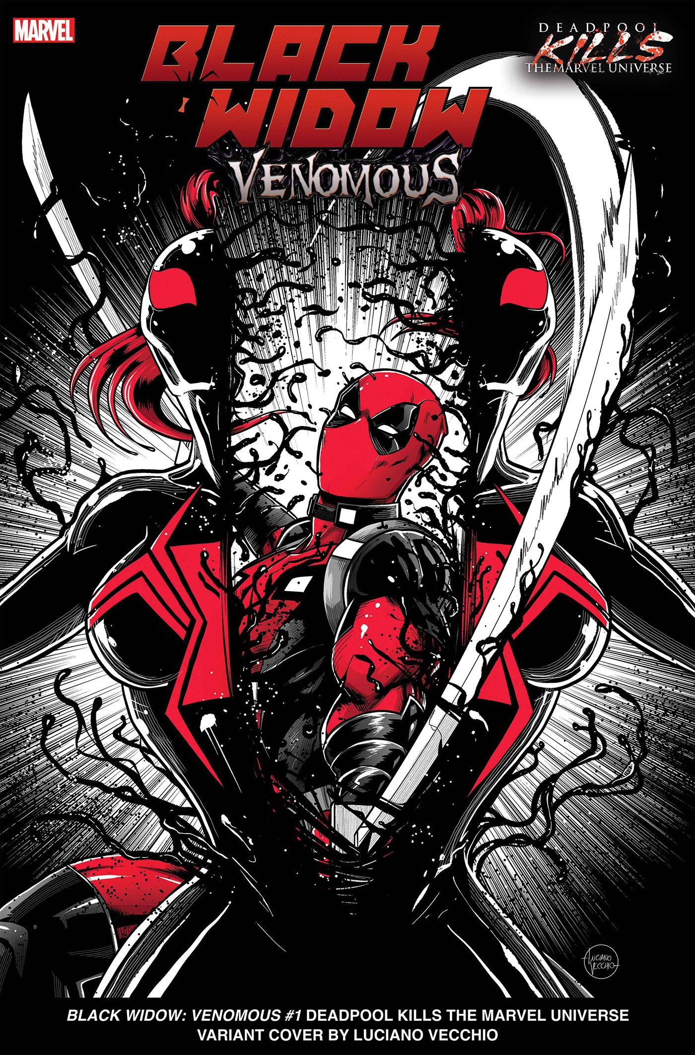 BLACK WIDOW VENOMOUS (2024) #1 (ONE SHOT) DEADPOOL KILLS THE MARVEL UNIVERSE VAR