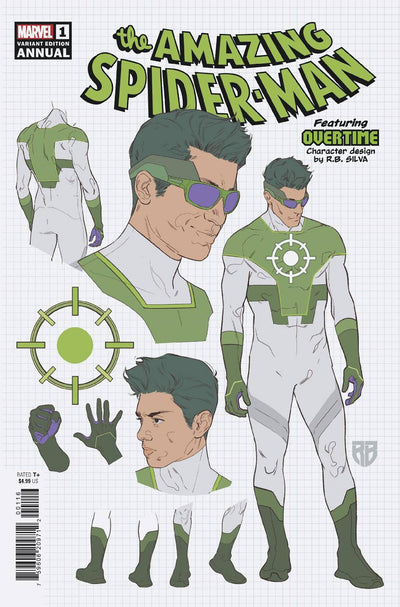 AMAZING SPIDER-MAN (2022) ANNUAL #1 10 COPY INCV SILVA DESIGN VAR