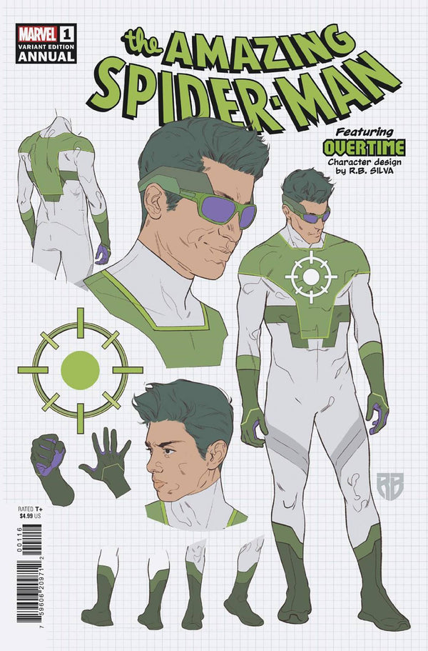 AMAZING SPIDER-MAN (2022) ANNUAL #1 10 COPY INCV SILVA DESIGN VAR