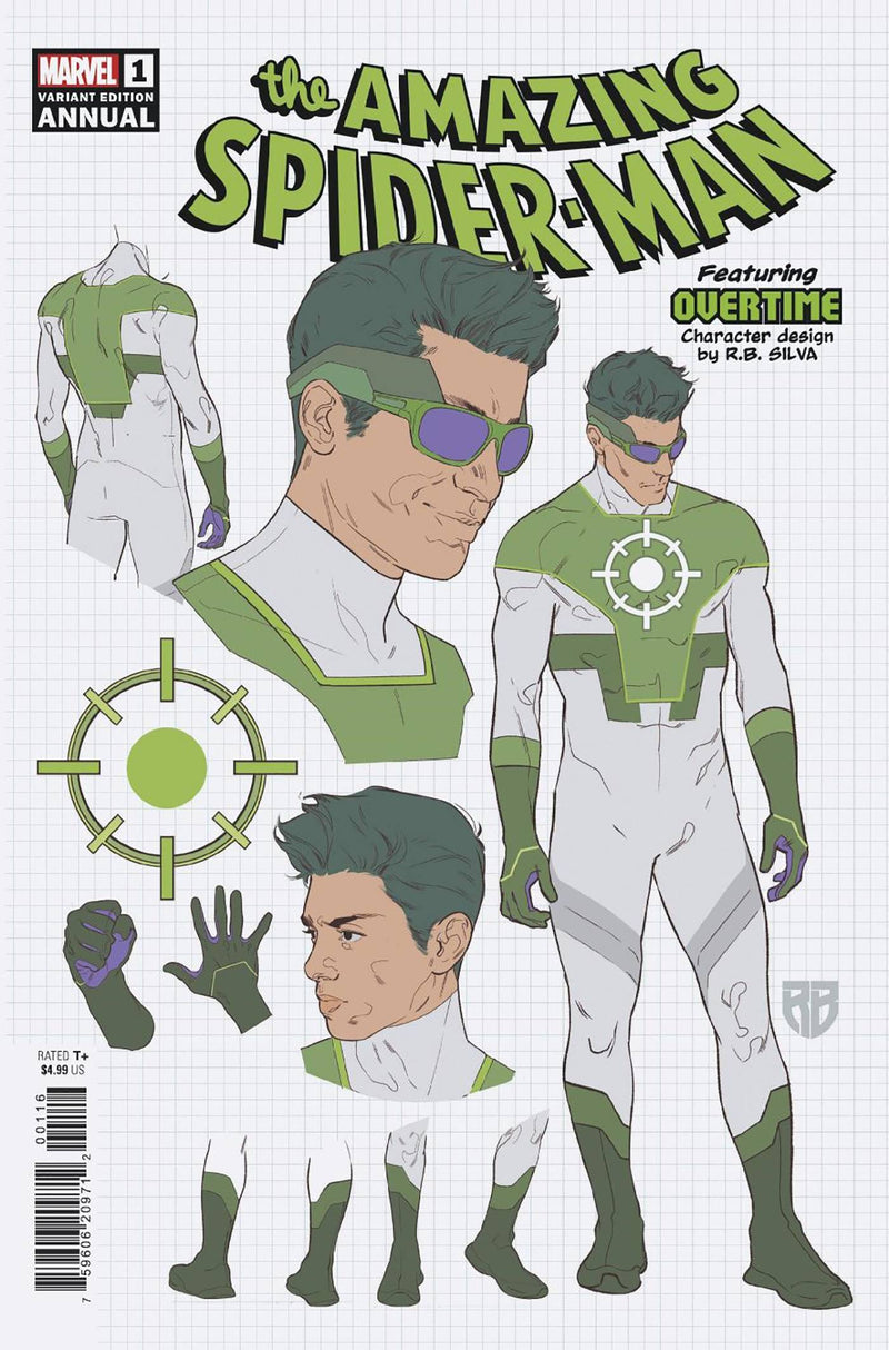 AMAZING SPIDER-MAN (2022) ANNUAL #1 10 COPY INCV SILVA DESIGN VAR