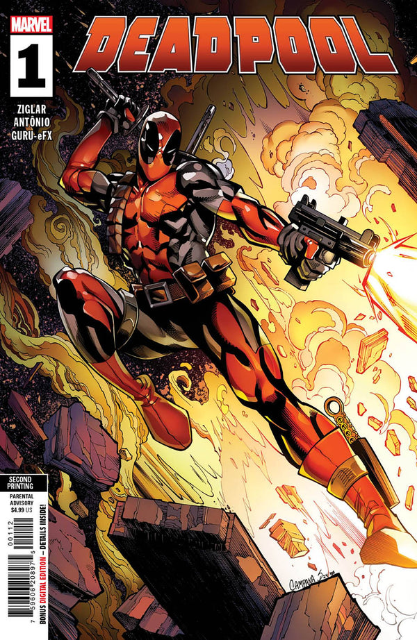 DEADPOOL VOL 9 (2024) #1 2ND PTG CHRIS CAMPANA VAR