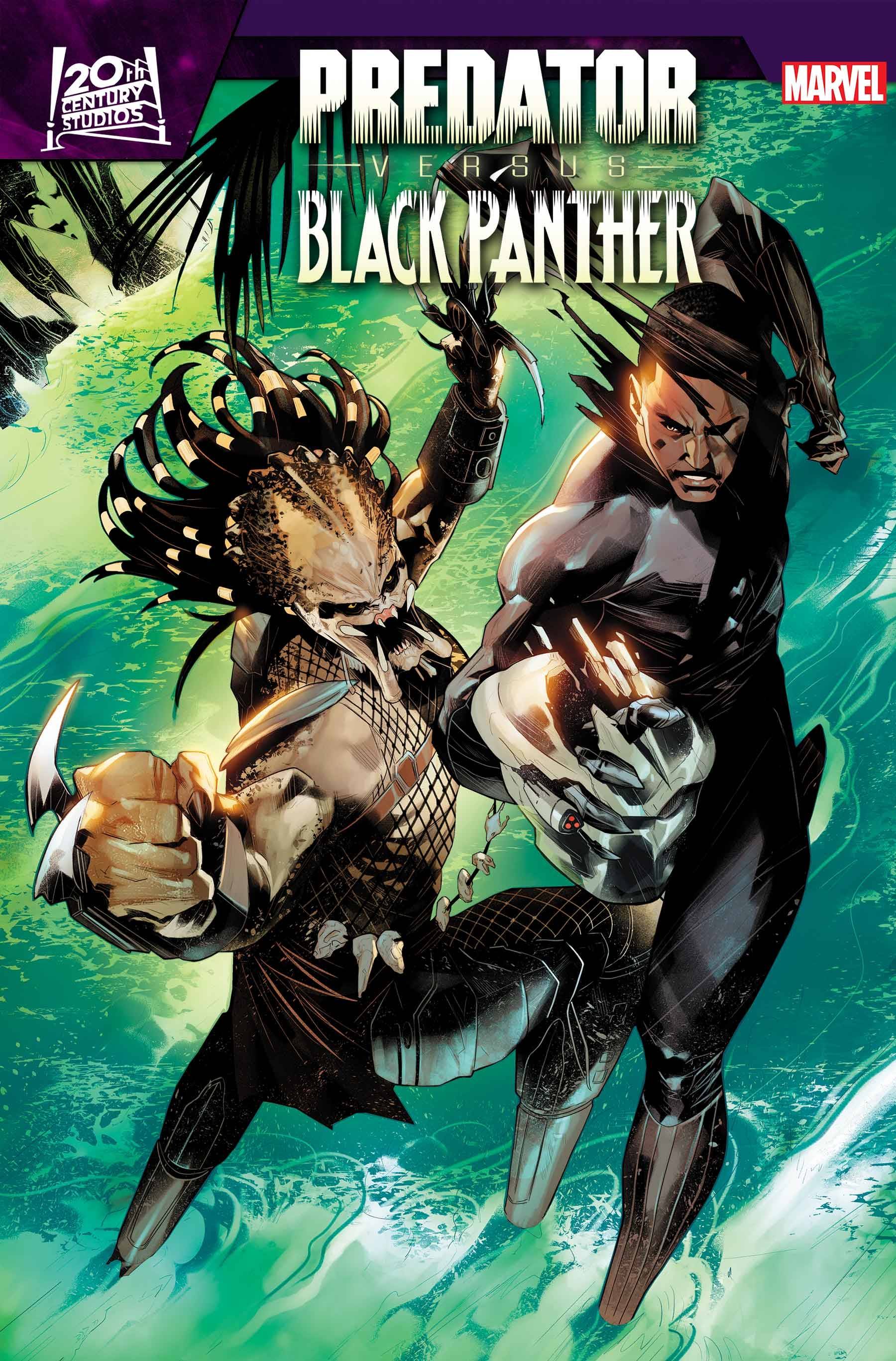 PREDATOR VS BLACK PANTHER (2024) #1 EDWIN GALMON VAR
