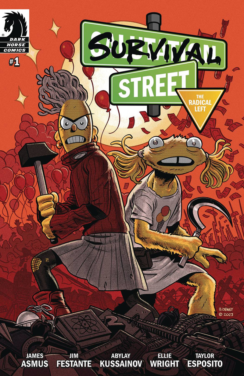 SURVIVAL STREET RADICAL LEFT (2024) #1 CVR B DEWEY