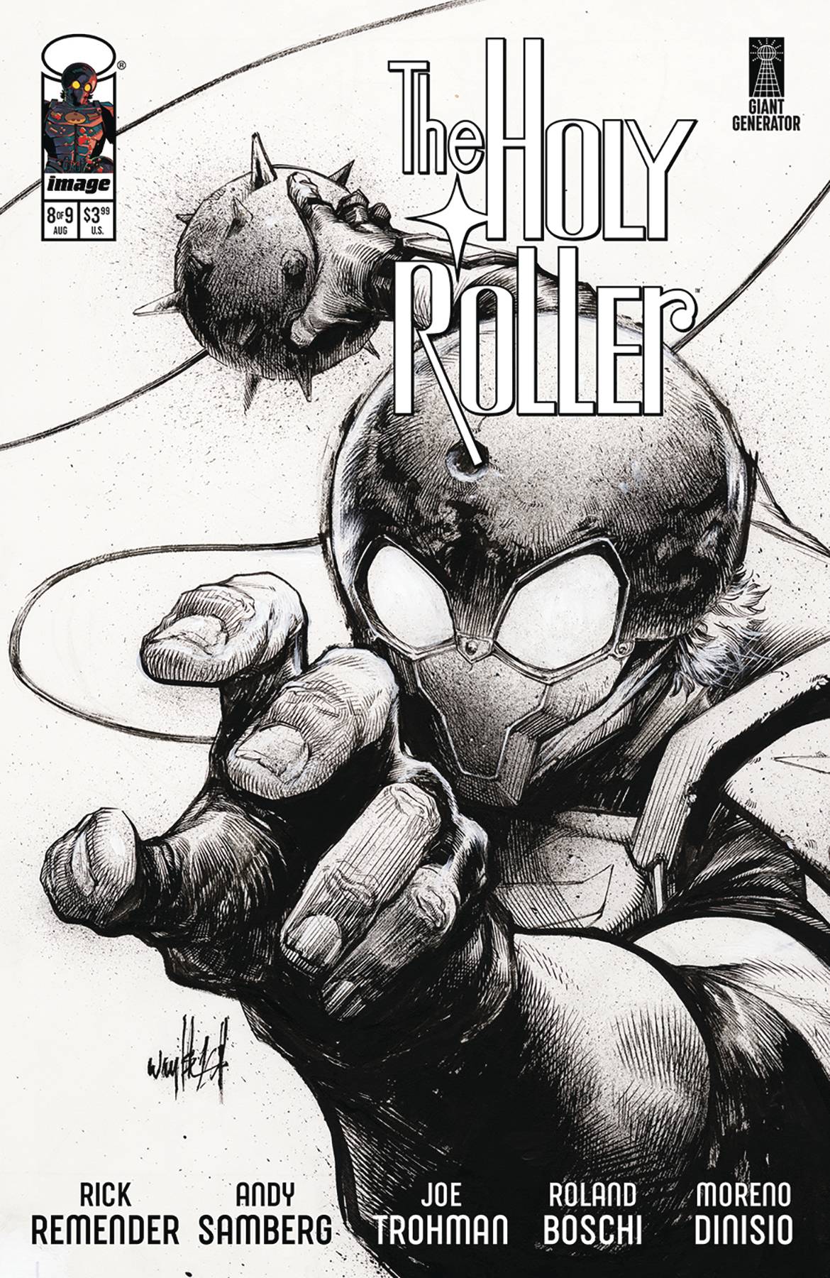 HOLY ROLLER (2023) #8 CVR B 10 COPY INCV WAYSHAK VAR
