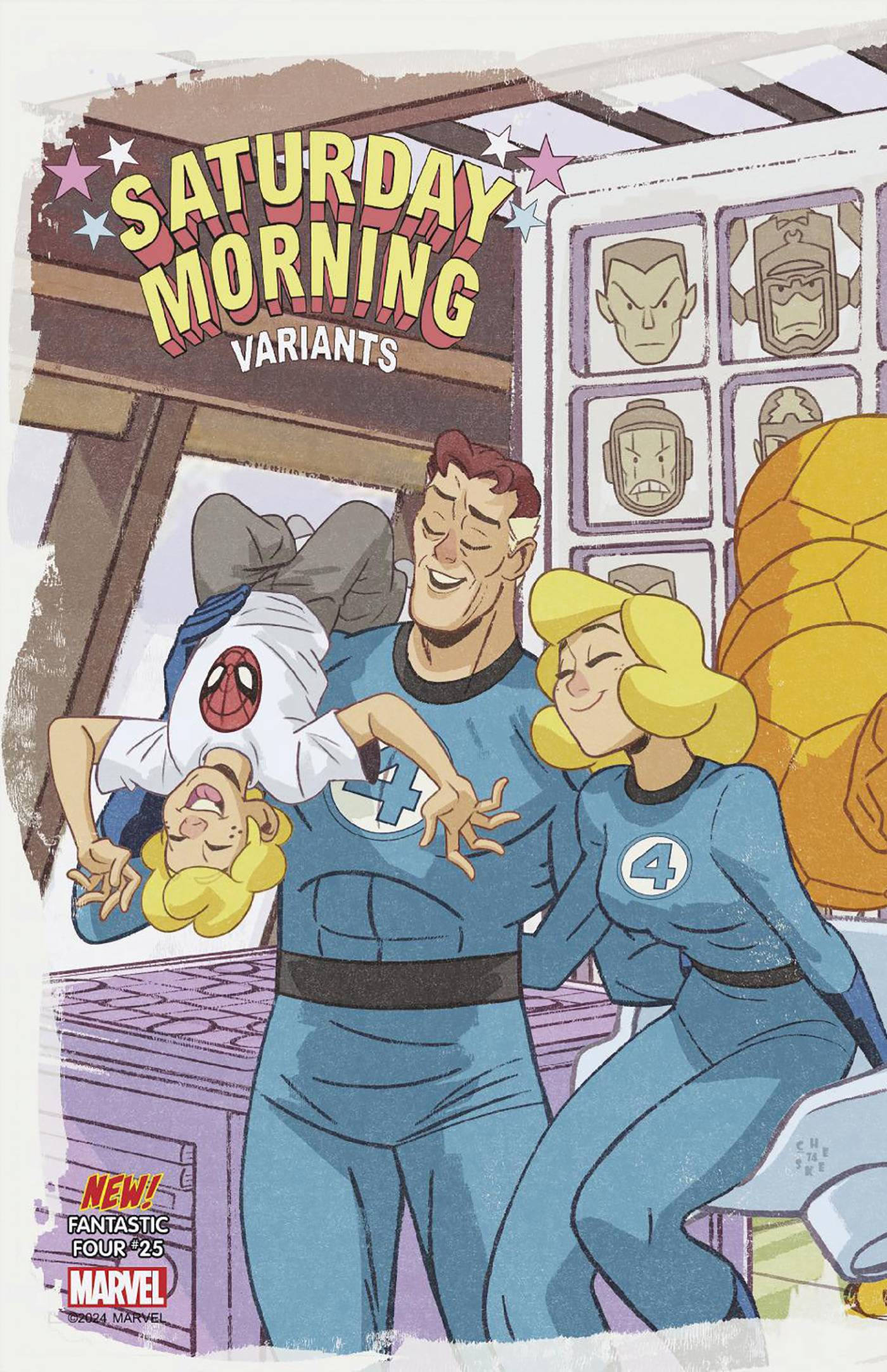 FANTASTIC FOUR VOL 7 (2022) #25 GALLOWAY SATURDAY MORNING CONNECT VAR