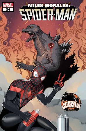 MILES MORALES SPIDER-MAN VOL 2 (2022) #24 ROMY JONES GODZILLA VAR