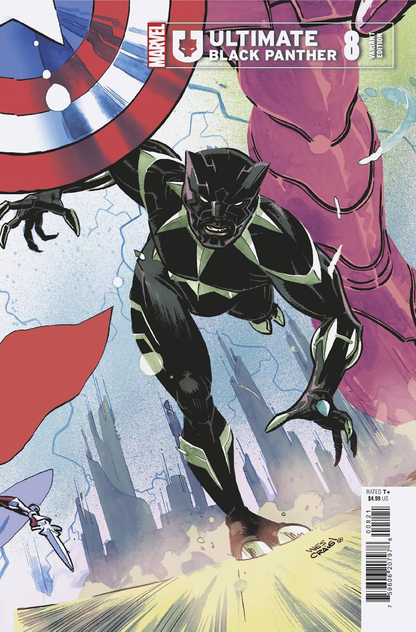 ULTIMATE BLACK PANTHER (2024) #8 WES CRAIG CONNECT VAR