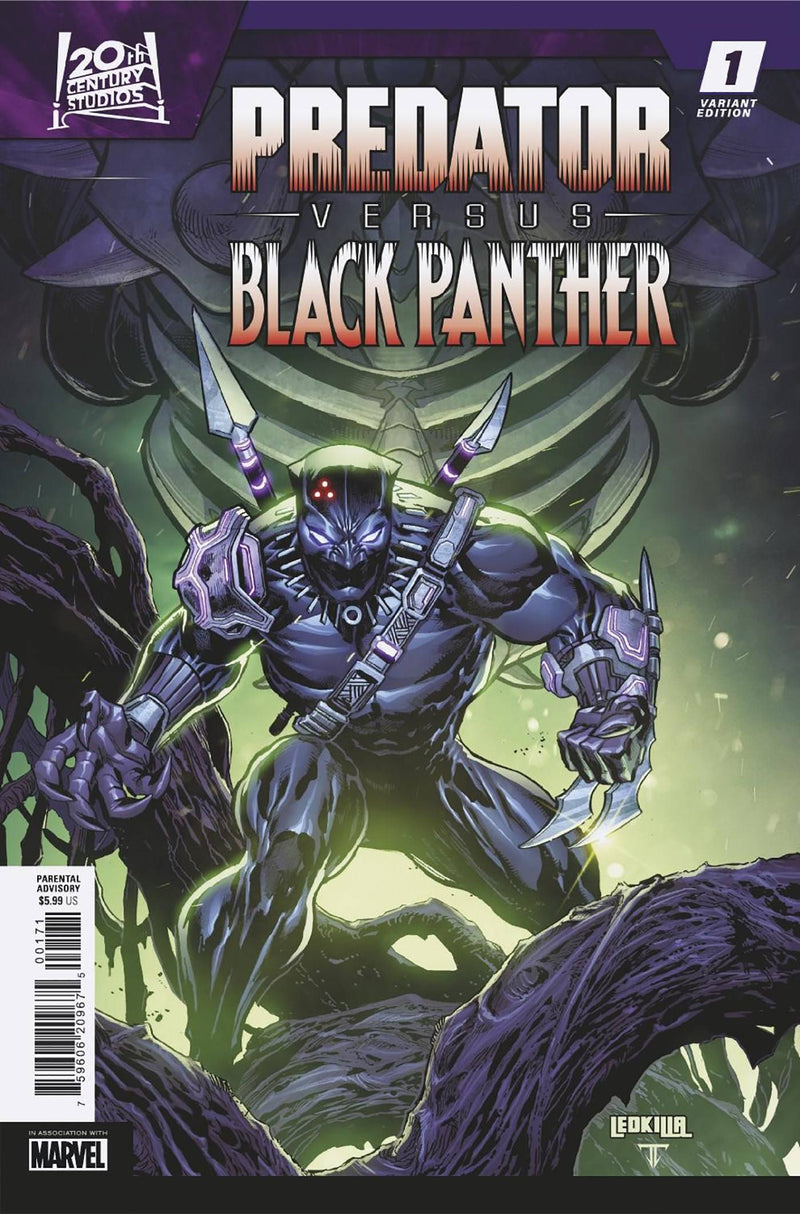 PREDATOR VS BLACK PANTHER (2024) #1 KEN LASHLEY VAR