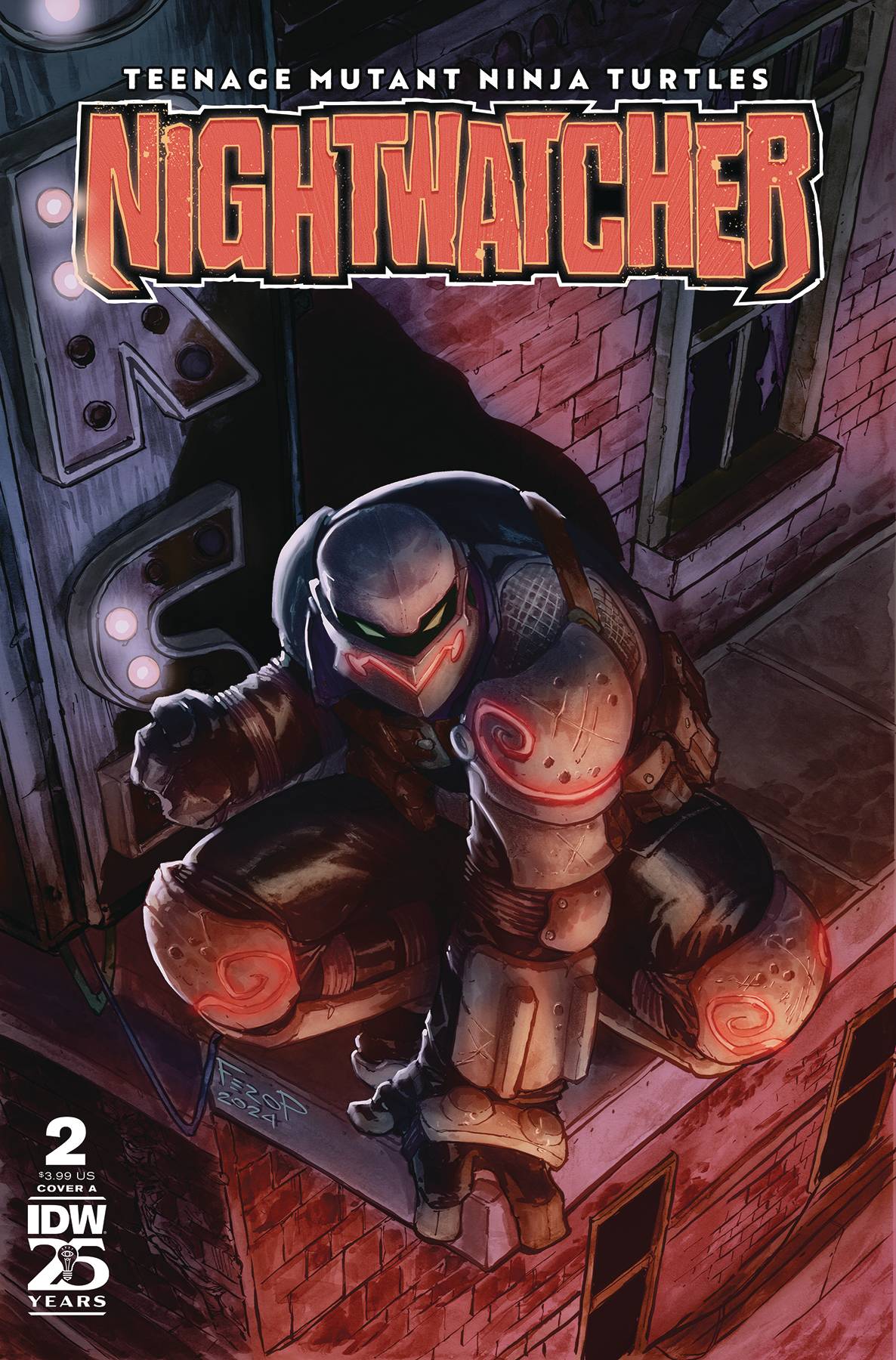 TEENAGE MUTANT NINJA TURTLES NIGHTWATCHER (2024) #2 CVR A PE