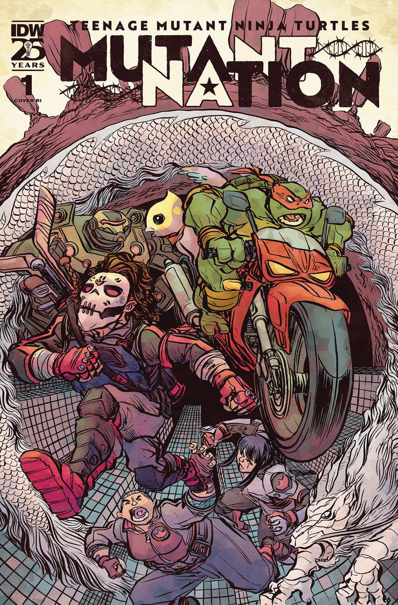 TMNT MUTANT NATION (2024) #1 CVR E 10 COPY LONERGAN VAR