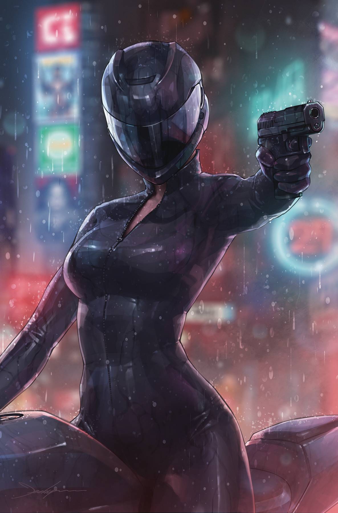 GUN HONEY COLLISION COURSE (2024) #3 FOC LEE VIRGIN HELMET VAR