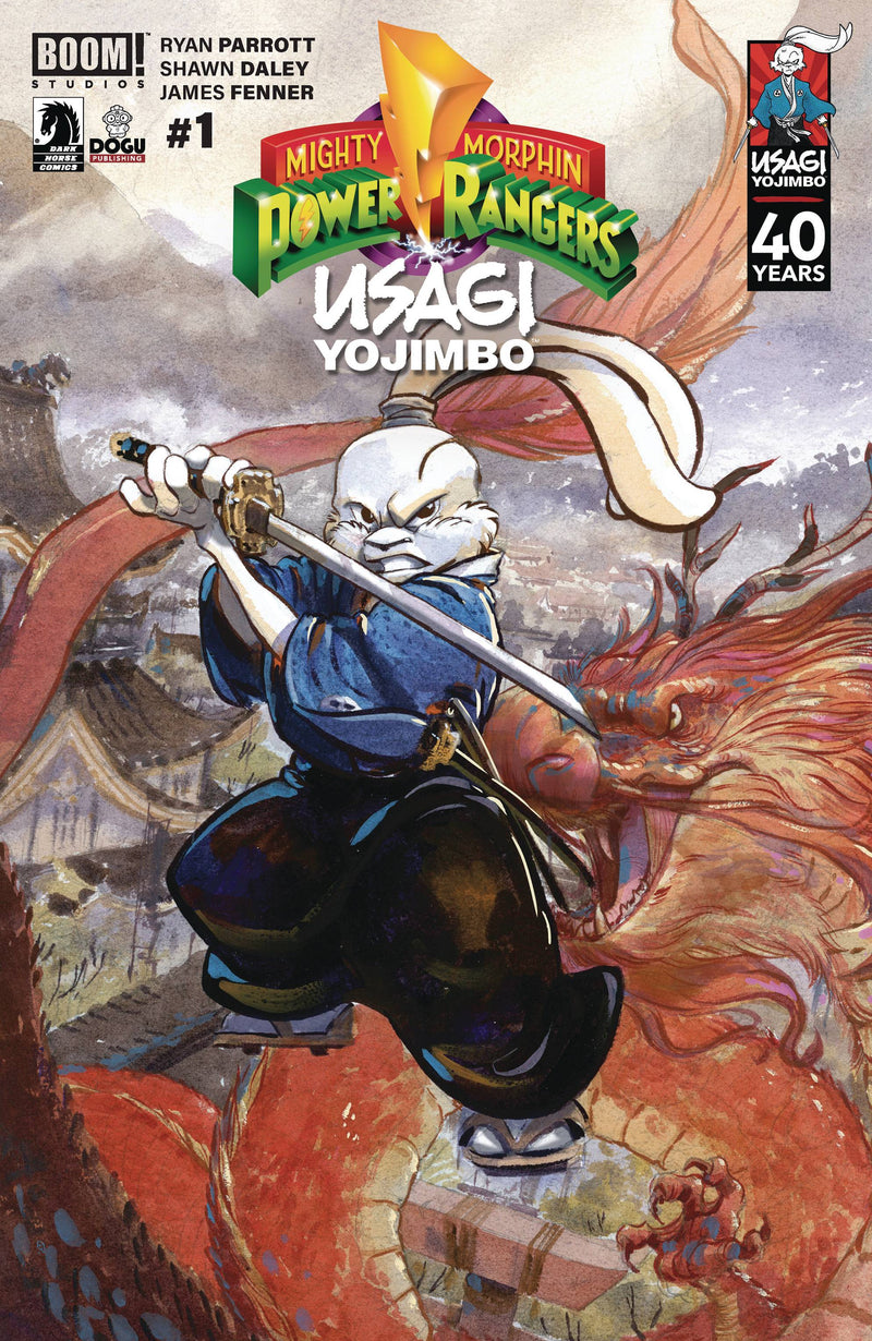 MIGHTY MORPHIN POWER RANGERS USAGI YOJIMBO (2024) #1 CVR C CULLUM