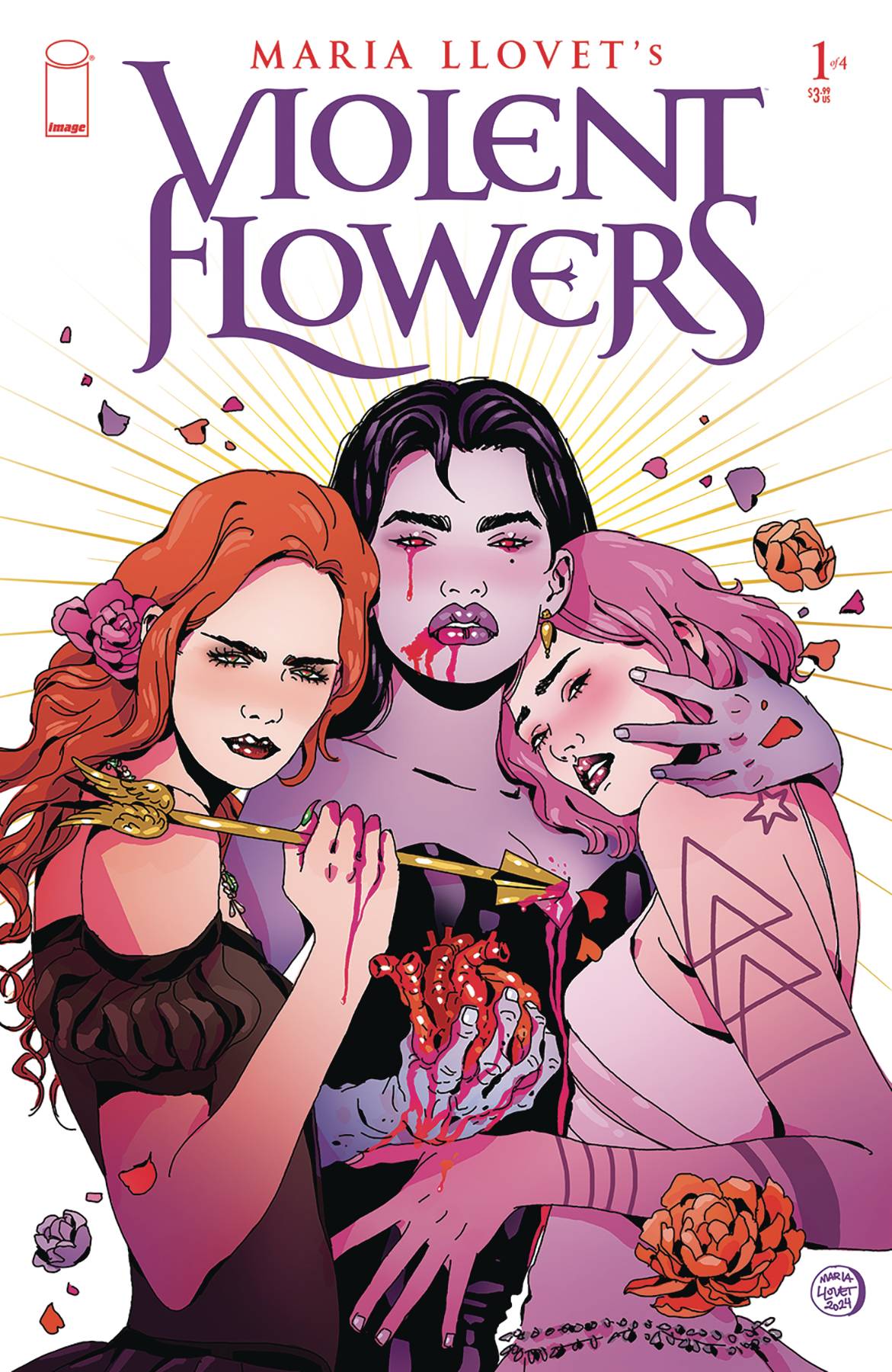 VIOLENT FLOWERS (2024) #1 CVR A LLOVET