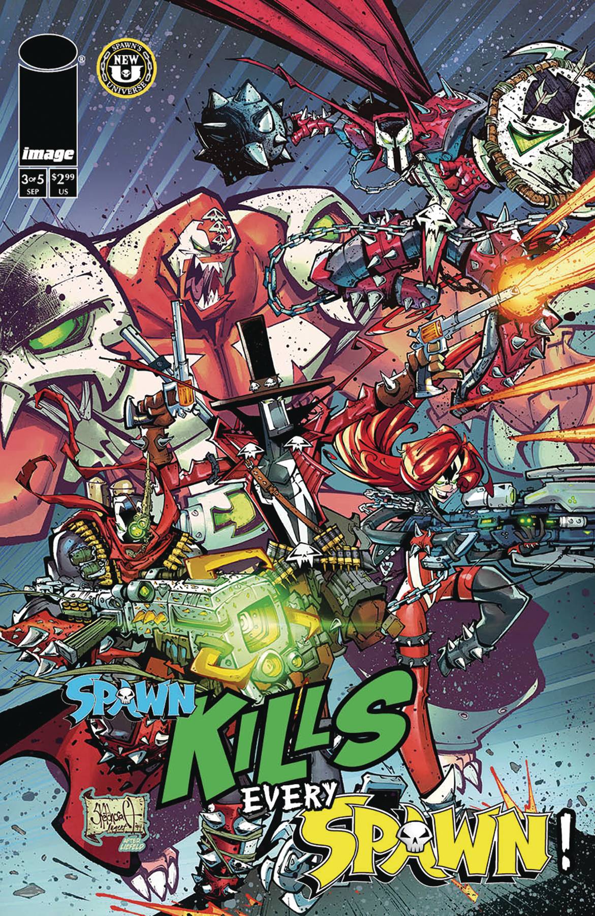 SPAWN KILLS EVERY SPAWN (2024) #3 CVR A DUENAS