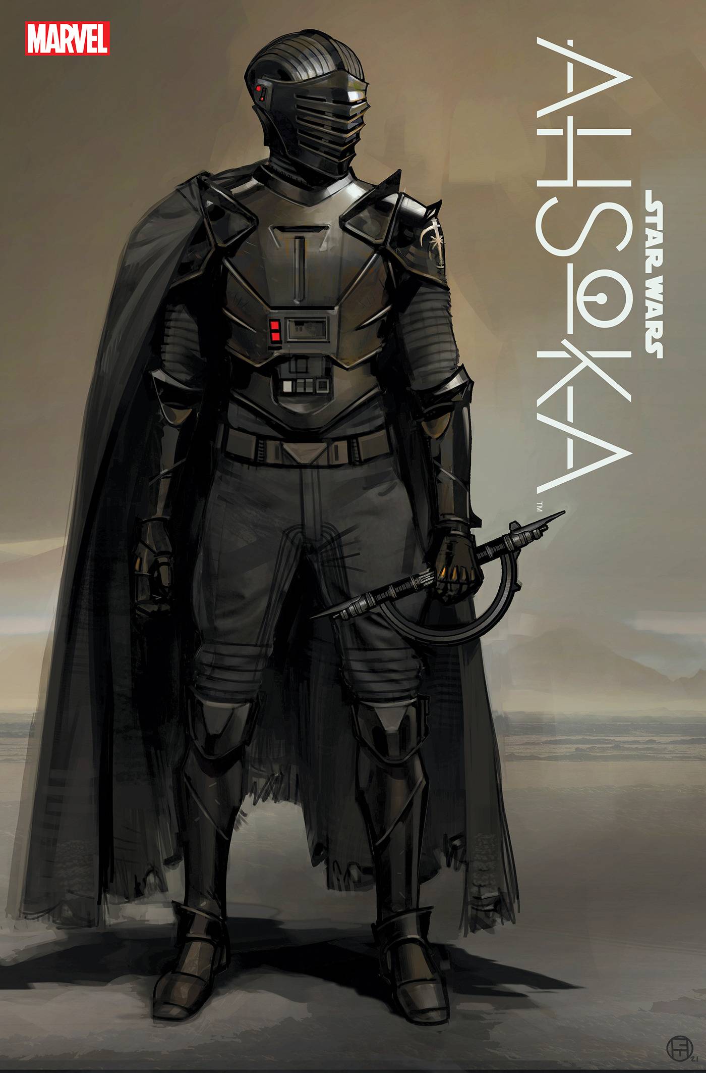 STAR WARS AHSOKA (2024) #4 10 COPY INCV CONCEPT ART VAR