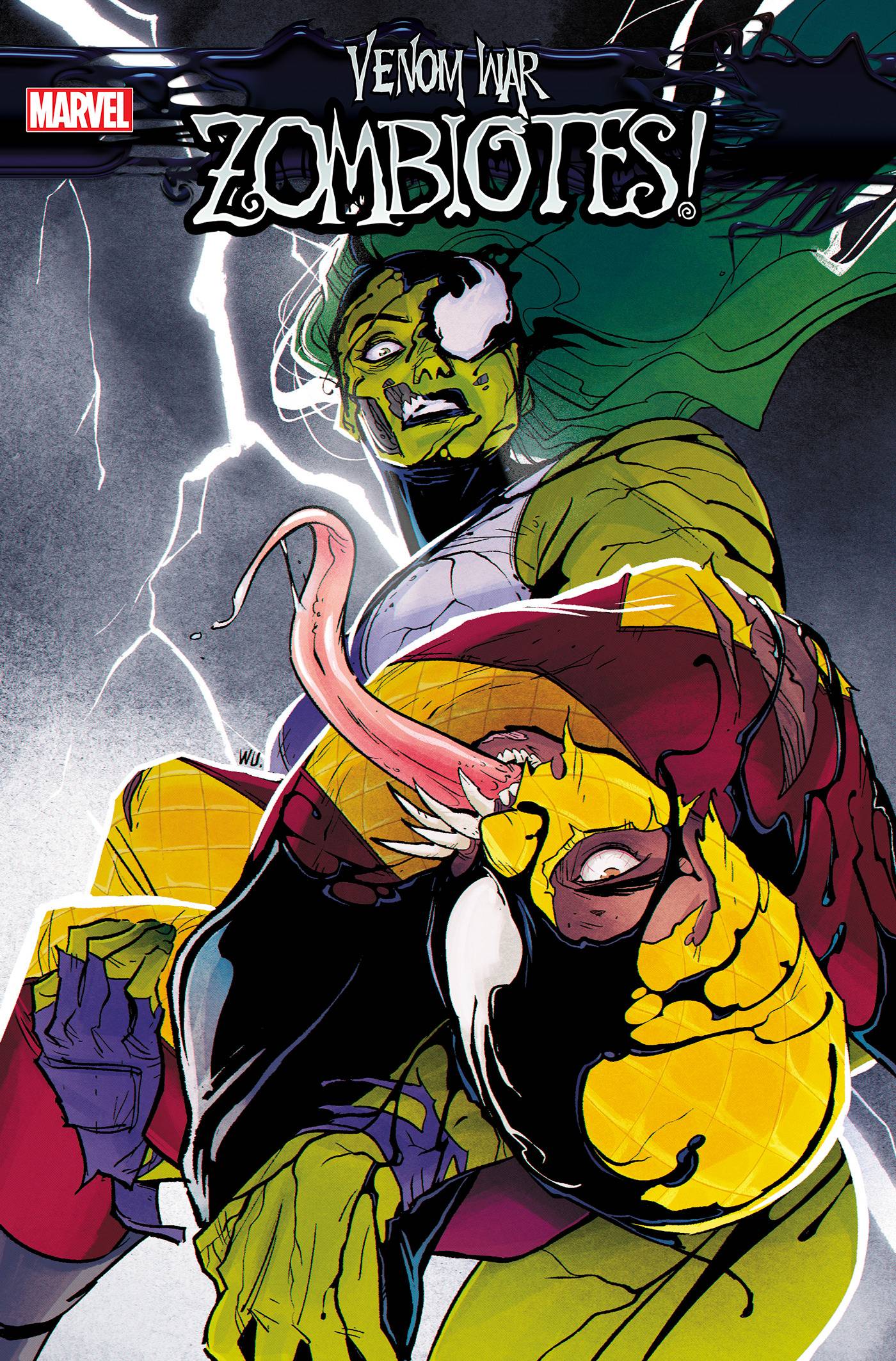 VENOM WAR ZOMBIOTES (2024) #3 ANNIE WU VAR