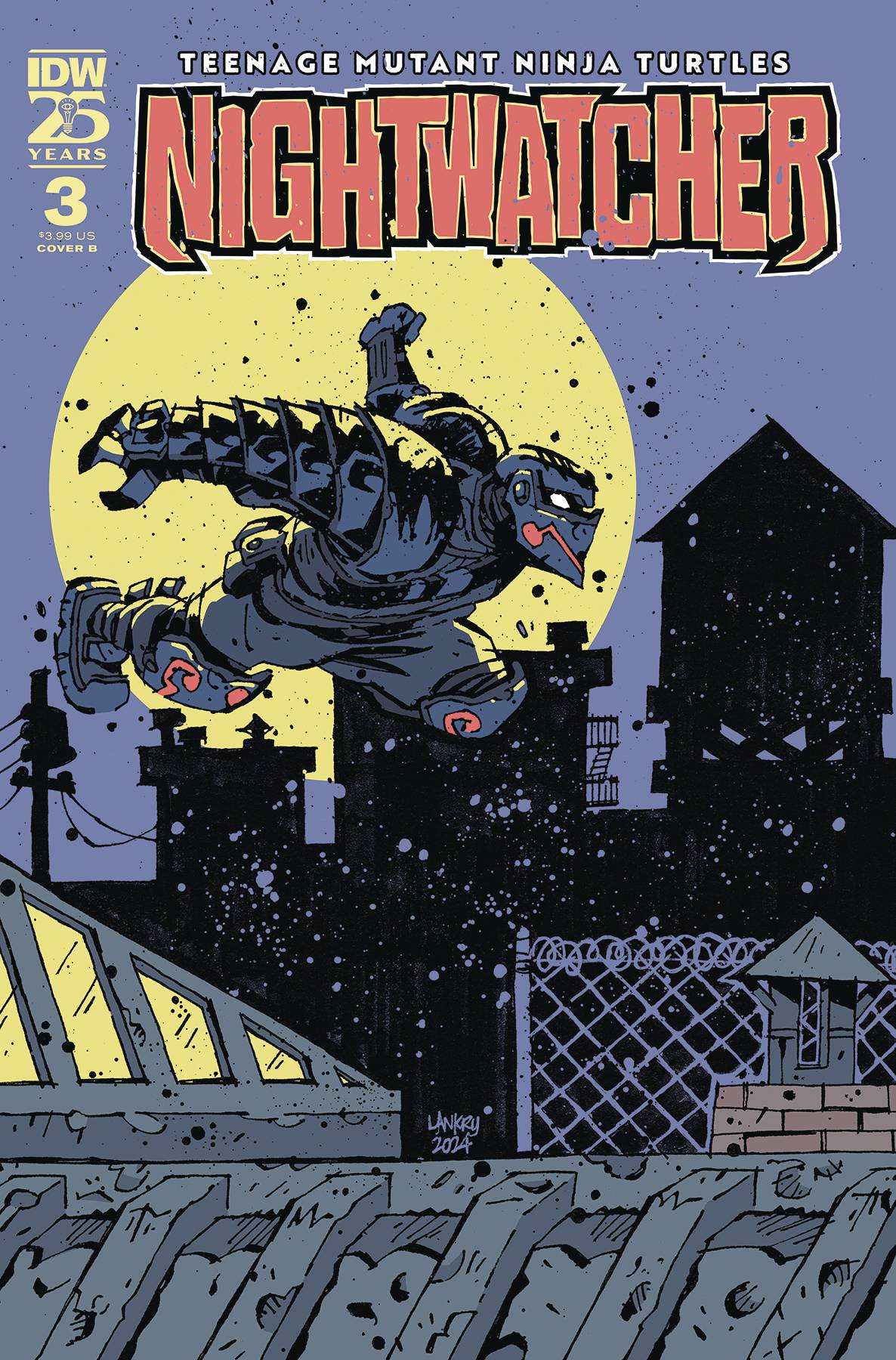 TEENAGE MUTANT NINJA TURTLES NIGHTWATCHER (2024) #3 CVR B LANKRY