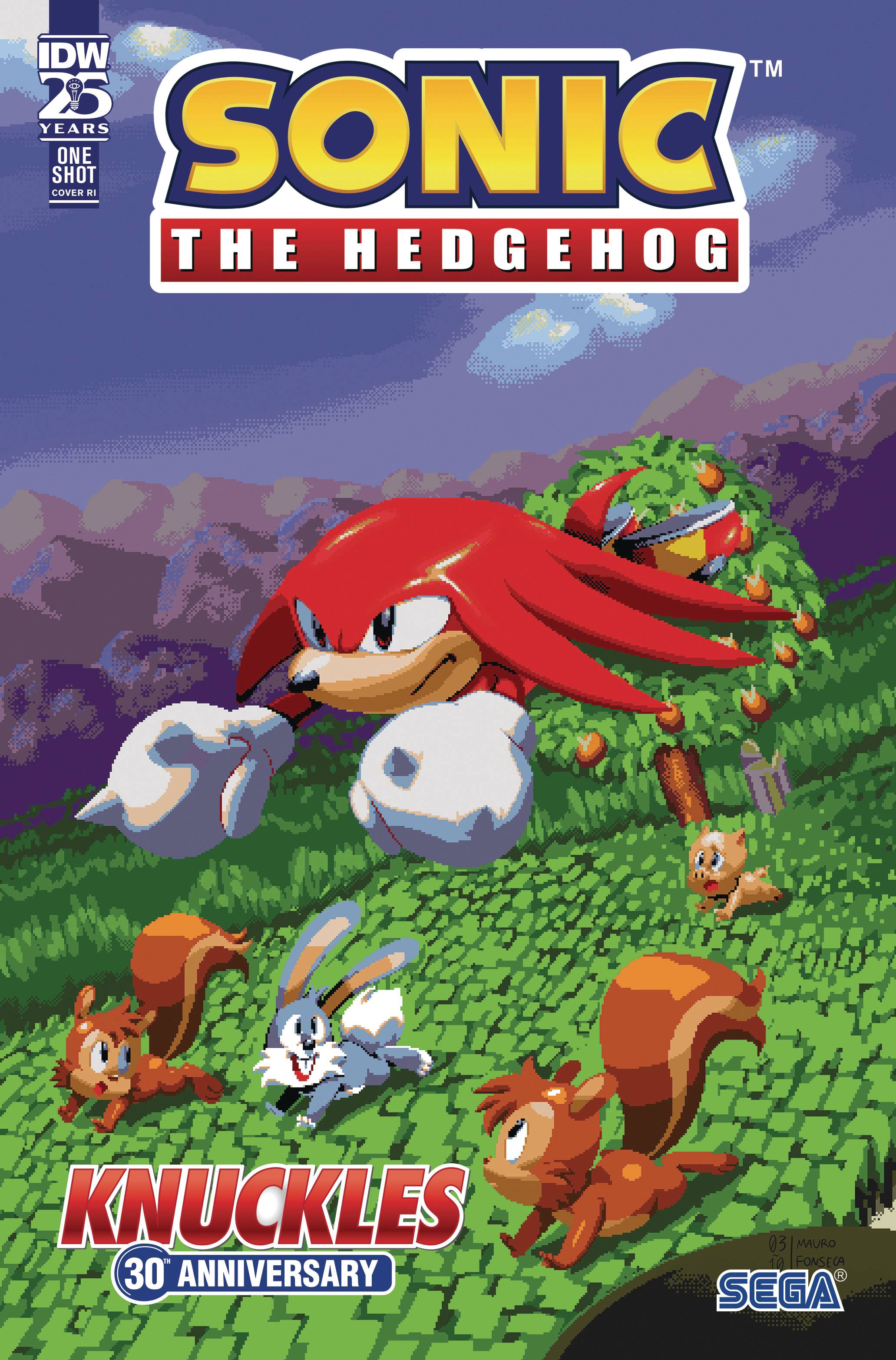 SONIC THE HEDGEHOG KNUCKLES 30TH ANNIVERSARY SPECIAL (2024) #1 (ONE SHOT) CVR C 10 COPY VAR