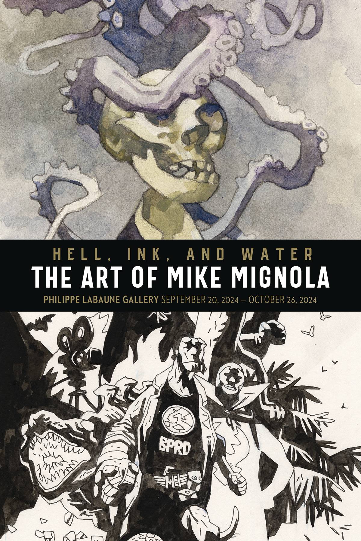 HELL INK & WATER ART OF MIKE MIGNOLA HC