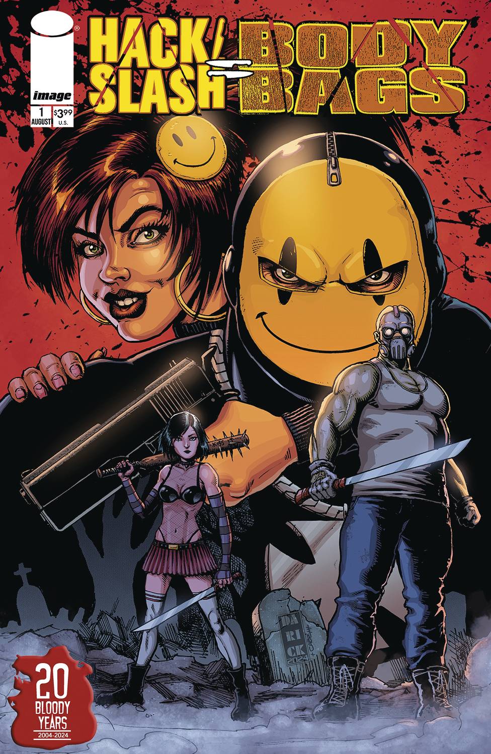 HACK SLASH BODY BAGS (2024) #1 CVR B ROBERTSON