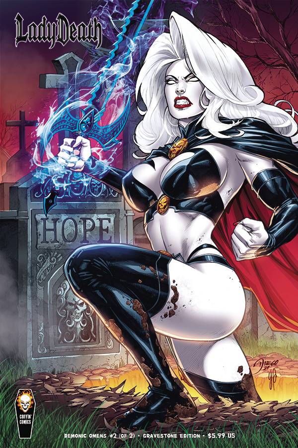 LADY DEATH DEMONIC OMENS (2024) #2 CVR B GRAVESTONE ED